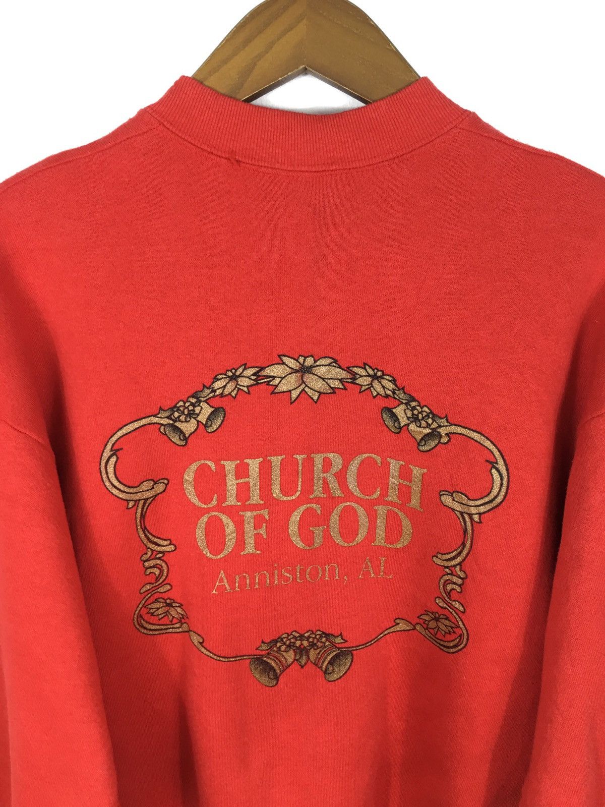 Fruit Of The Loom × Vintage Vintage Church of God Sweatshirt Size US L / EU 52-54 / 3 - 5 Thumbnail