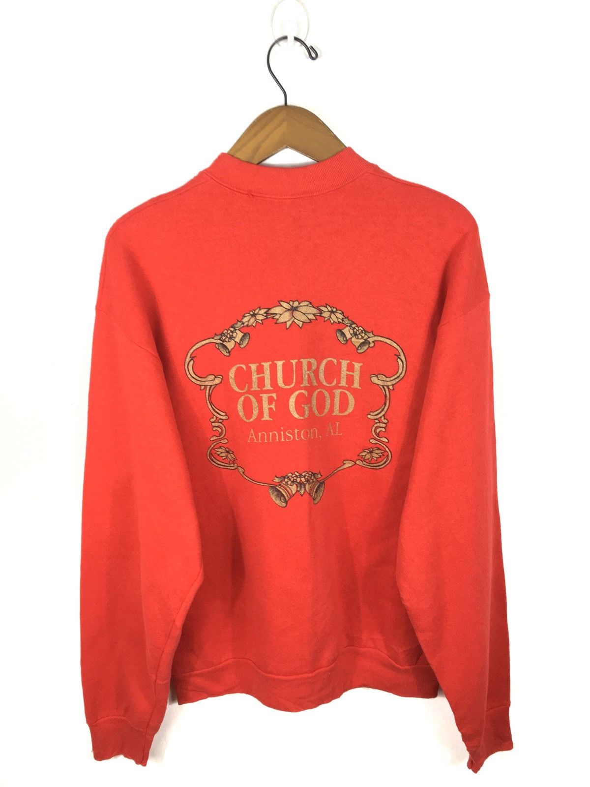 Fruit Of The Loom × Vintage Vintage Church of God Sweatshirt Size US L / EU 52-54 / 3 - 4 Thumbnail