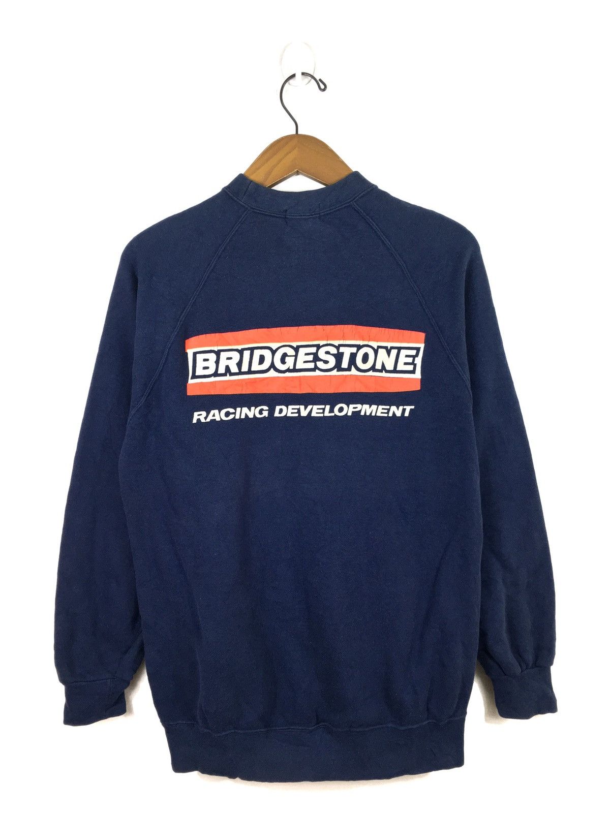 Vintage Vintage Bridgestone Racing Sweatshirt Size US S / EU 44-46 / 1 - 1 Thumbnail