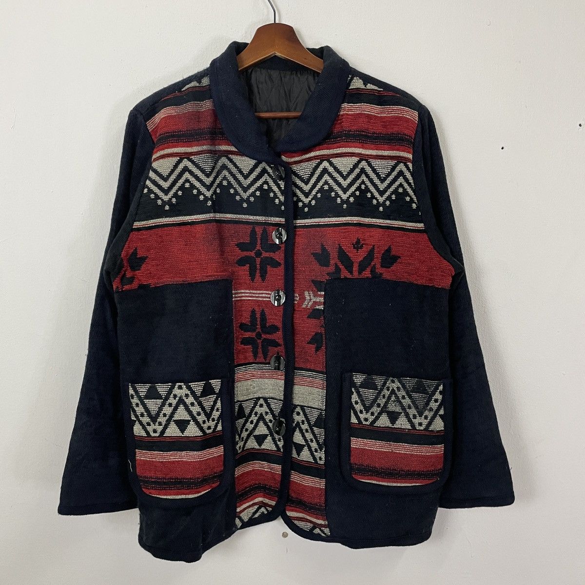 Other Vintage Unbranded Button Ups Art Jacket Size US L / EU 52-54 / 3 - 1 Thumbnail