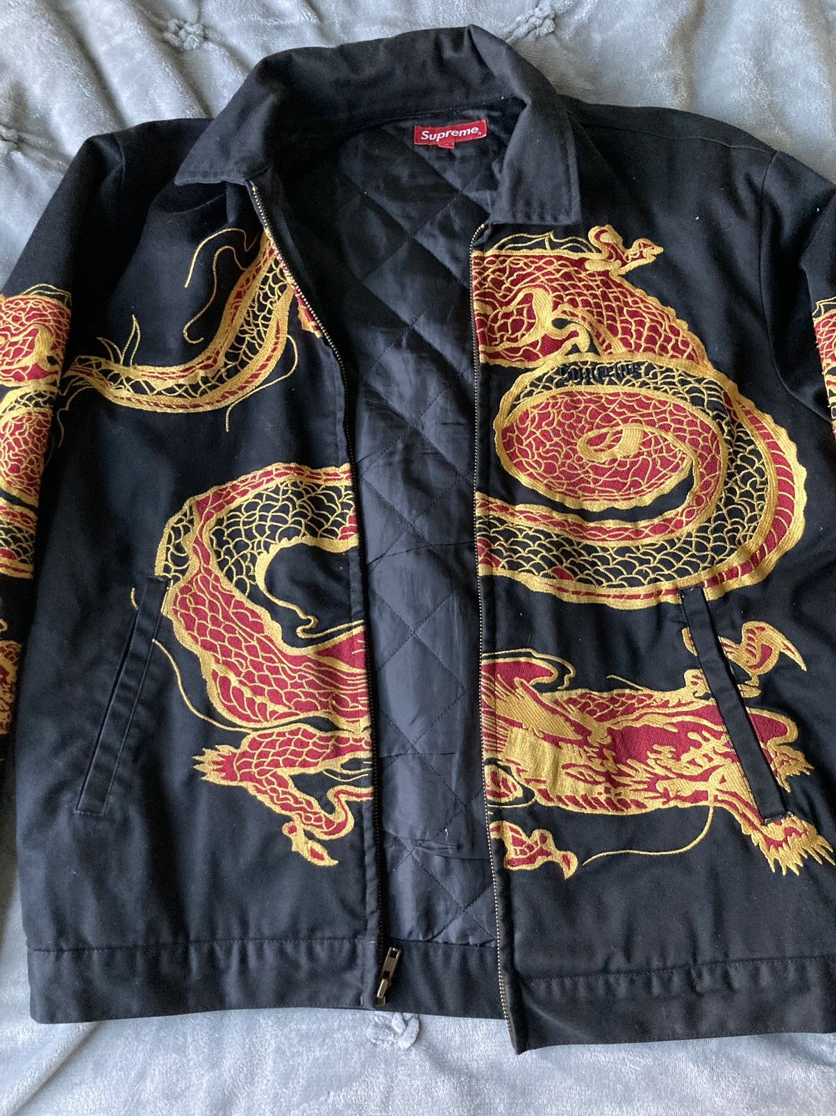 Supreme Supreme dragon work jacket | Grailed