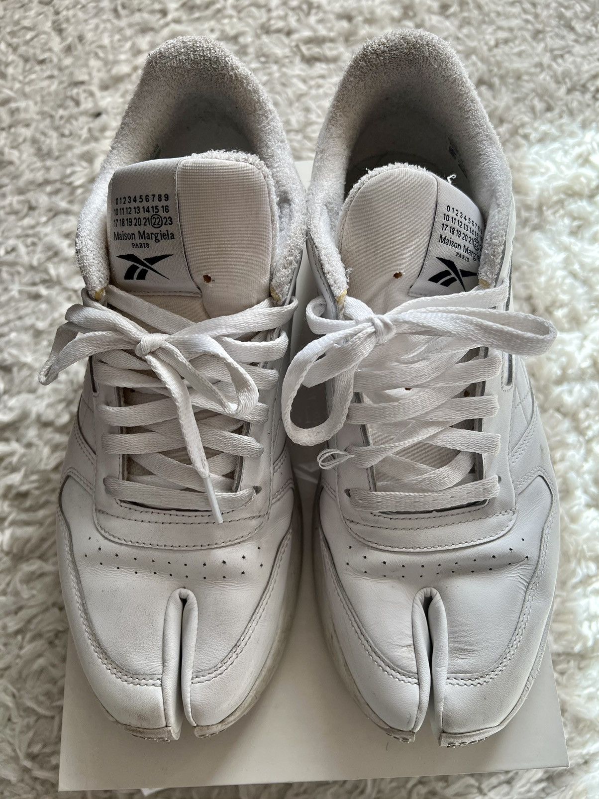 maison margiela reebok red