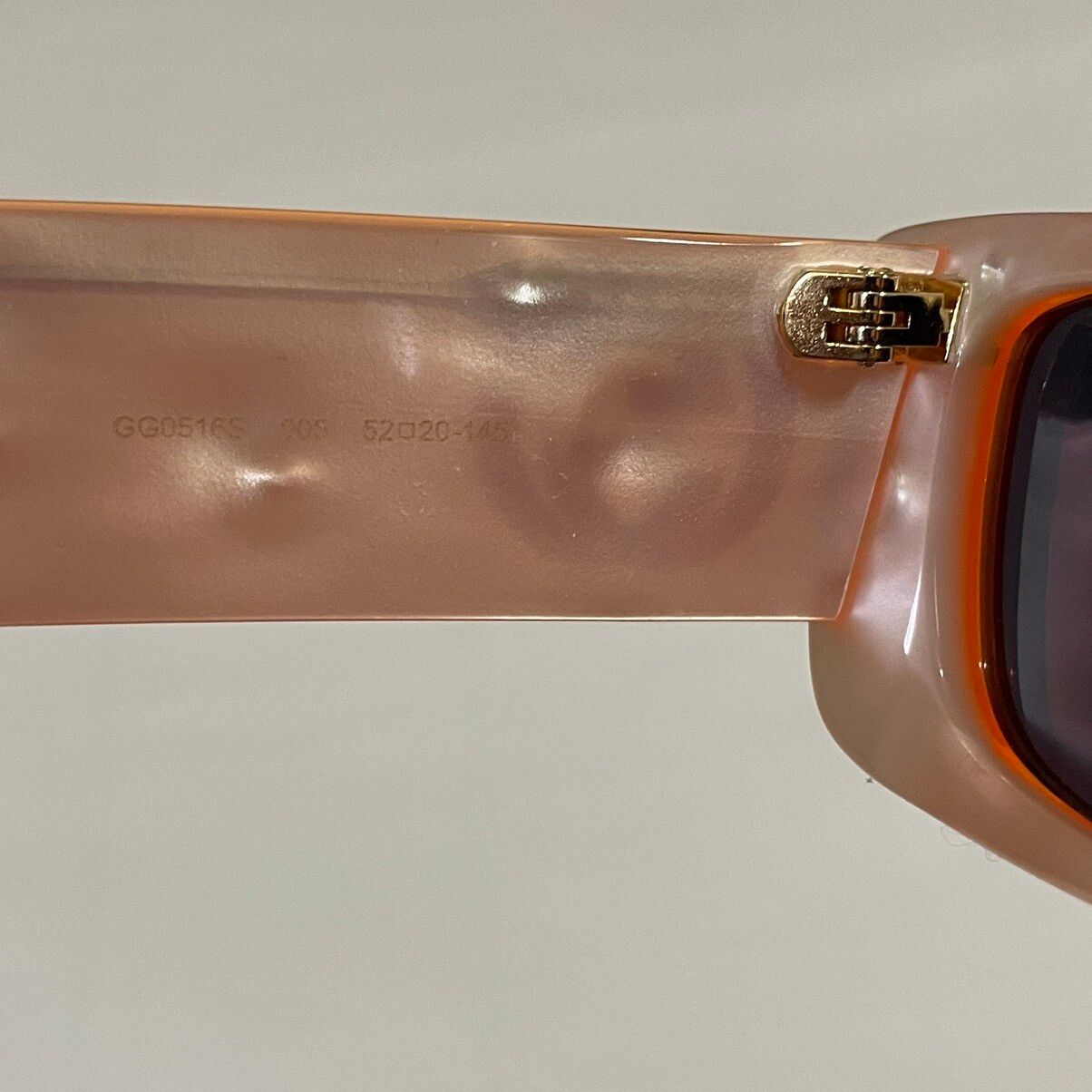 Gucci Gucci Orange Mirror Sunglasses Size ONE SIZE - 10 Thumbnail