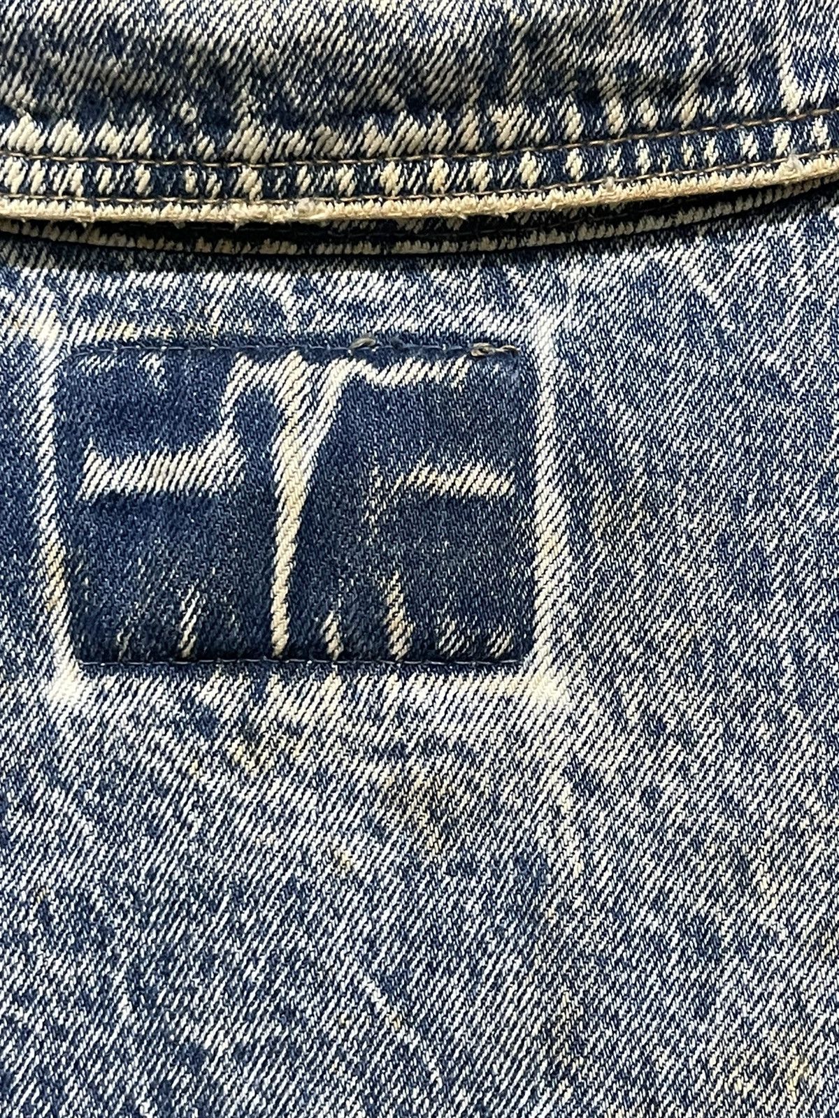 Big John Vintage Distressed Big John Spirit Denim Jacket Acid Wash Size US L / EU 52-54 / 3 - 13 Thumbnail