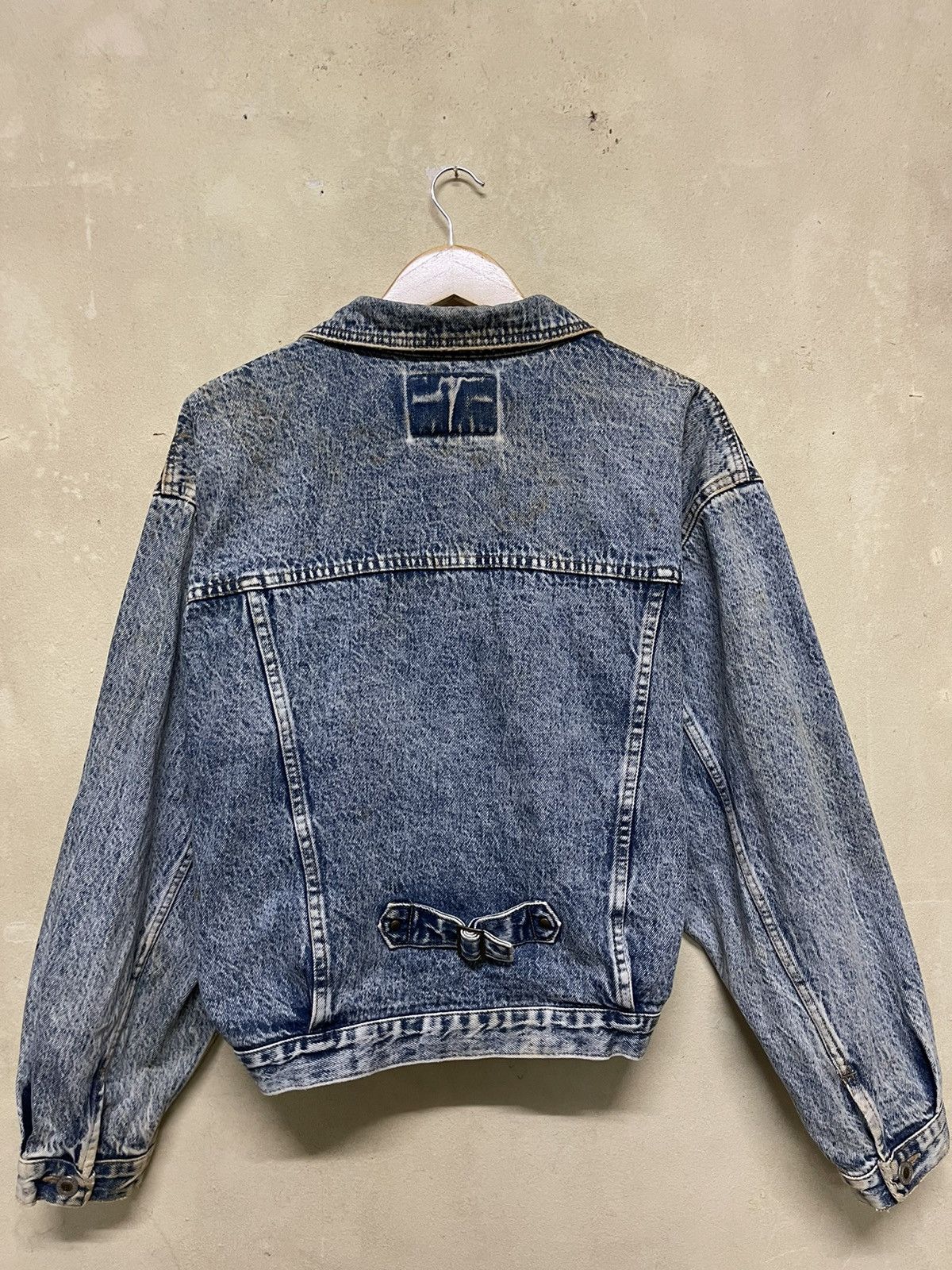 Big John Vintage Distressed Big John Spirit Denim Jacket Acid Wash Size US L / EU 52-54 / 3 - 11 Thumbnail