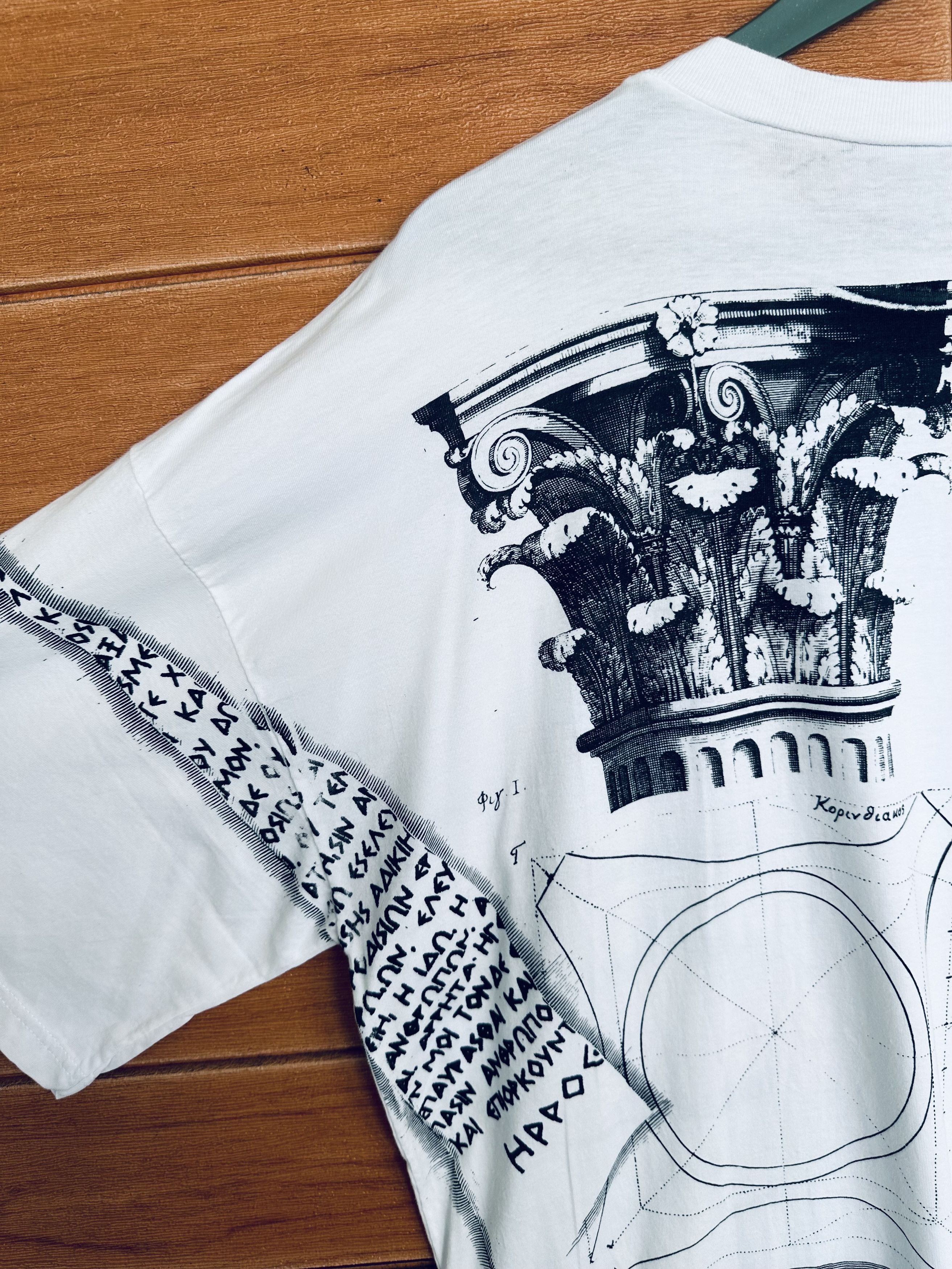 Vintage Vintage 90s Greek Architectural Style AOP T-Shirt Size US XL / EU 56 / 4 - 11 Thumbnail