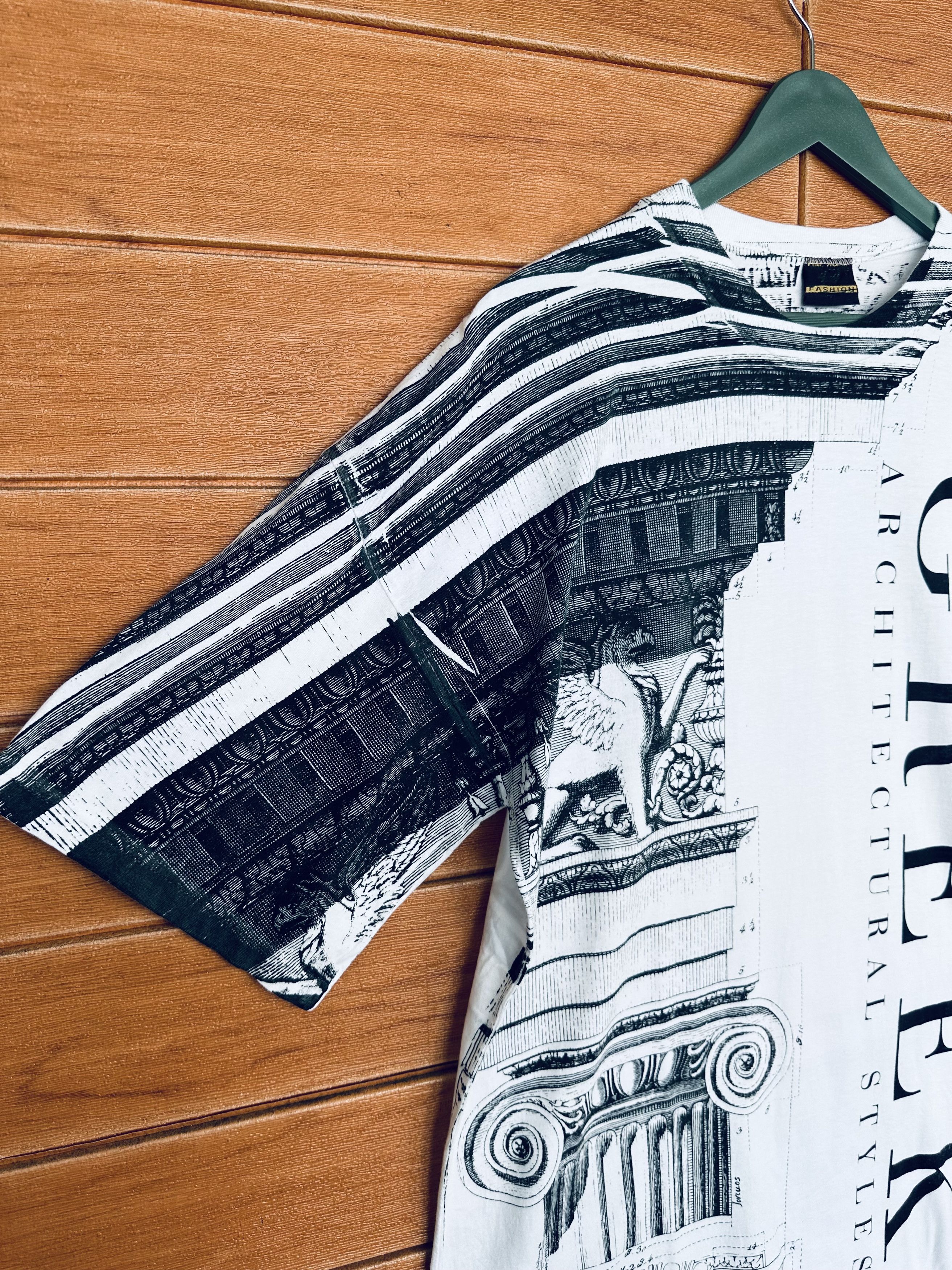 Vintage Vintage 90s Greek Architectural Style AOP T-Shirt Size US XL / EU 56 / 4 - 3 Thumbnail