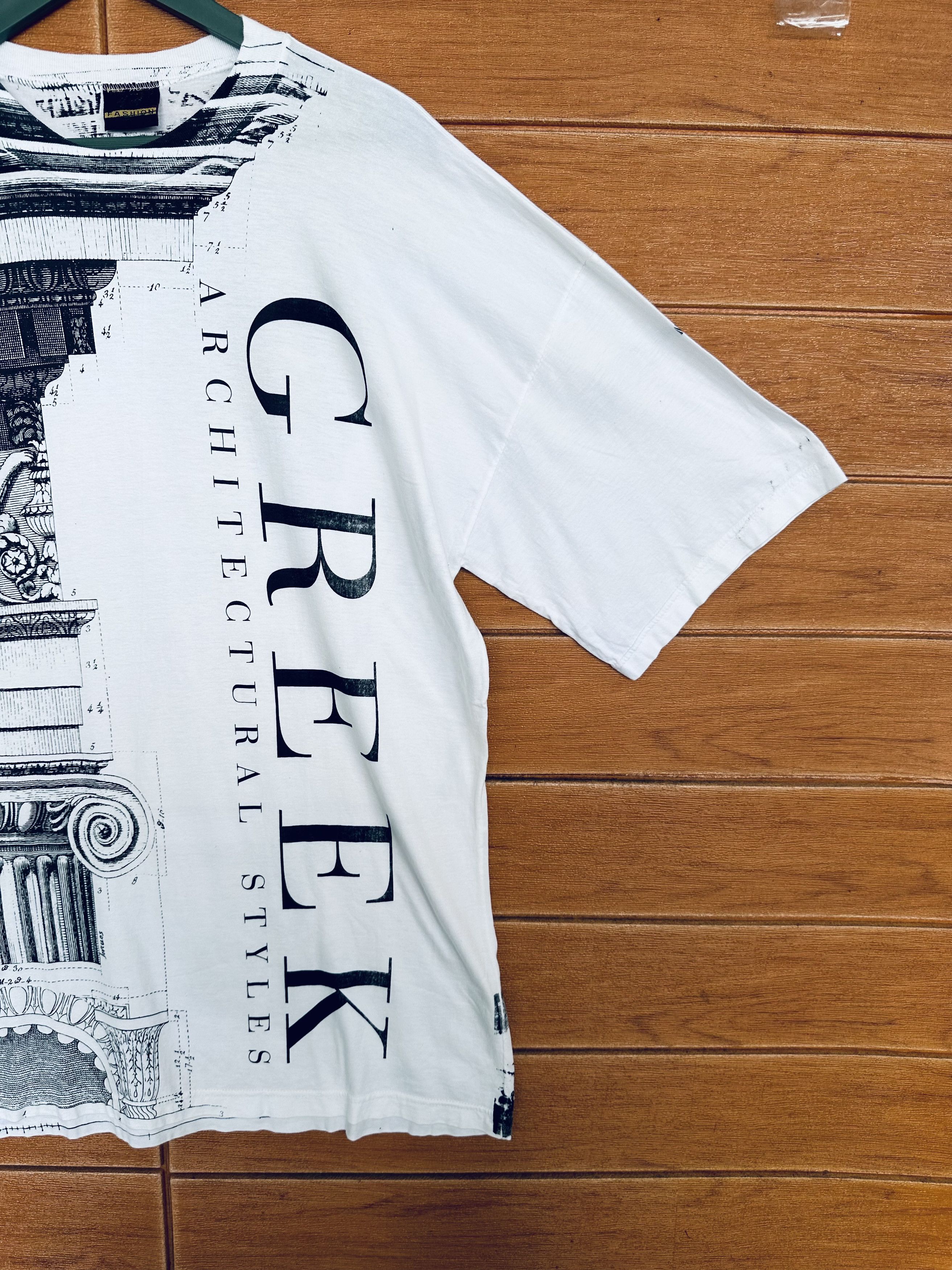 Vintage Vintage 90s Greek Architectural Style AOP T-Shirt Size US XL / EU 56 / 4 - 4 Thumbnail