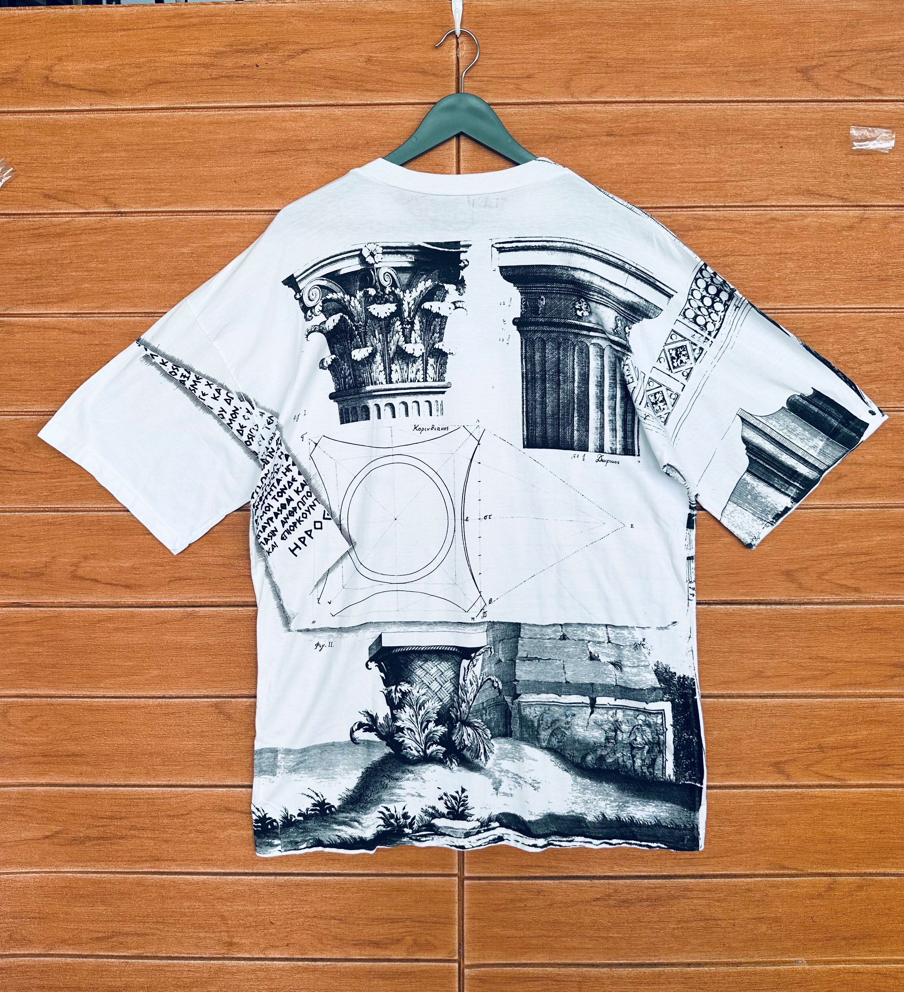 Vintage Vintage 90s Greek Architectural Style AOP T-Shirt Size US XL / EU 56 / 4 - 8 Thumbnail