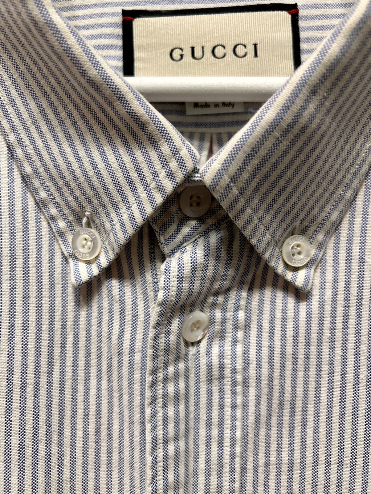 Gucci GUCCI oversized oxford shirt Size US XL / EU 56 / 4 - 3 Thumbnail