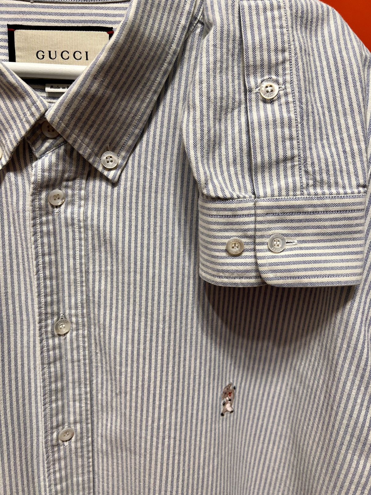 Gucci GUCCI oversized oxford shirt Size US XL / EU 56 / 4 - 5 Thumbnail