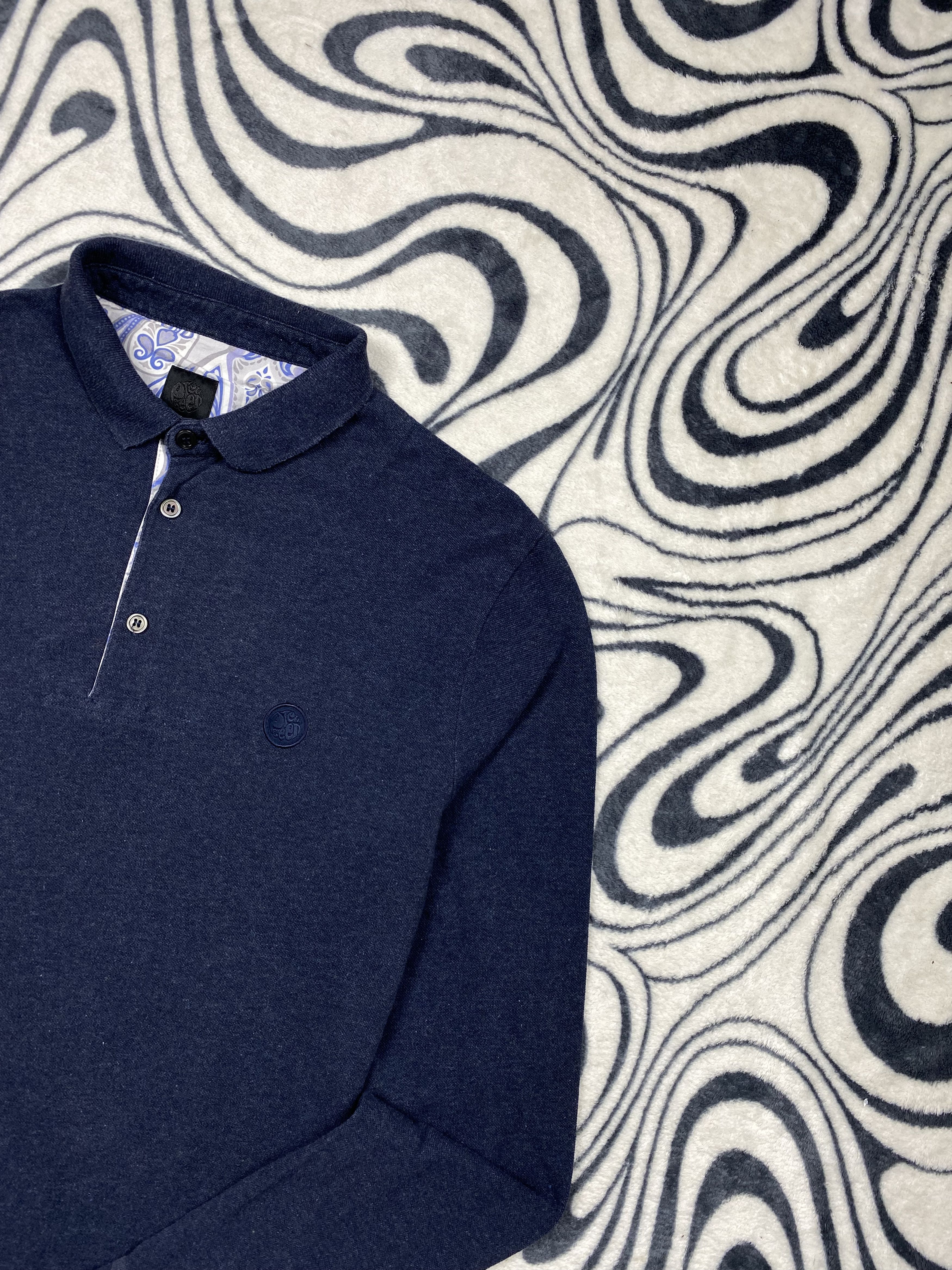 Pretty Green × Vintage Pretty Green Vintage Mens Long Sleeve T-Shirt Tee Size US S / EU 44-46 / 1 - 2 Thumbnail