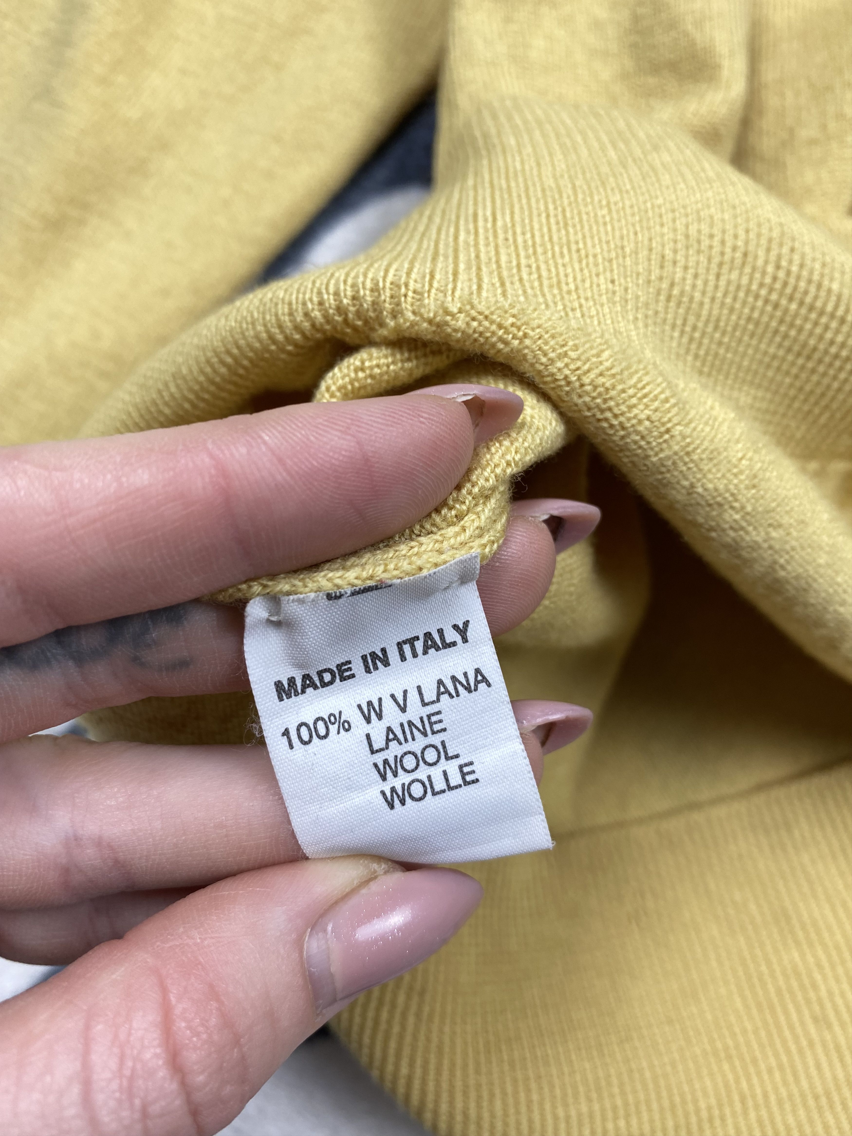 Yves Saint Laurent Yves Saint Laurent YSL Mens Lana Wool Sweater Size US XL / EU 56 / 4 - 9 Thumbnail