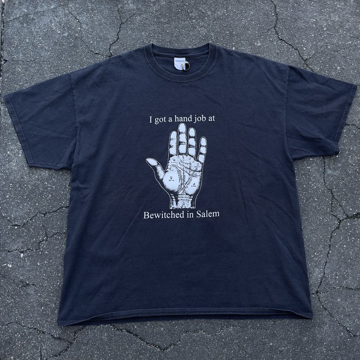 I Got a HandJob At Salem Gildan Heavy Shirt