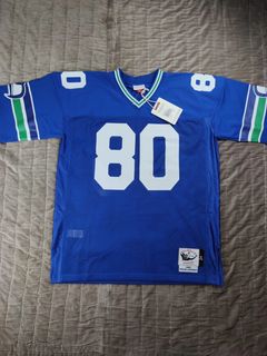 Mitchell & Ness Men's Seattle Seahawks Steve Largent #80 1985 Throwback  Jersey