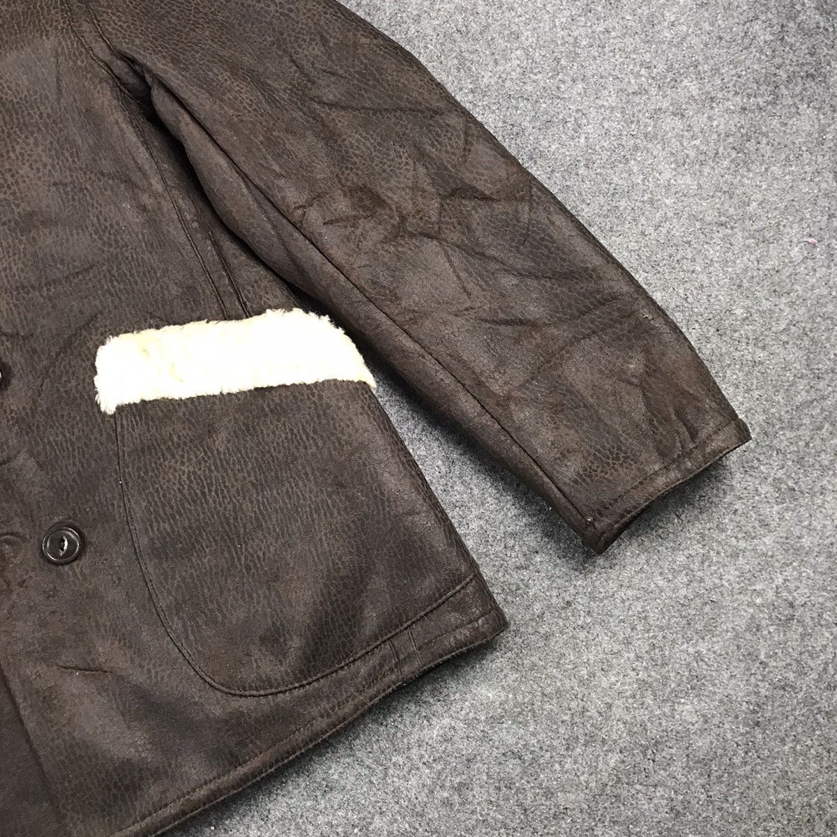 Japanese Brand × PPFM × Vintage Ppfm fur leather jacket Rare Design Size US L / EU 52-54 / 3 - 5 Thumbnail