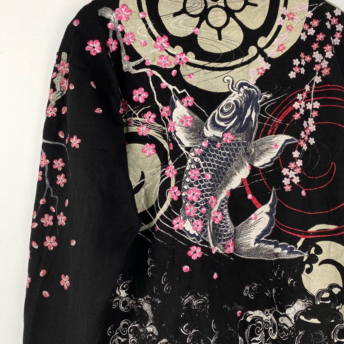 Bullet Noise japanese koi sakura embroidery zip hoodie Size US XL / EU 56 / 4 - 3 Thumbnail