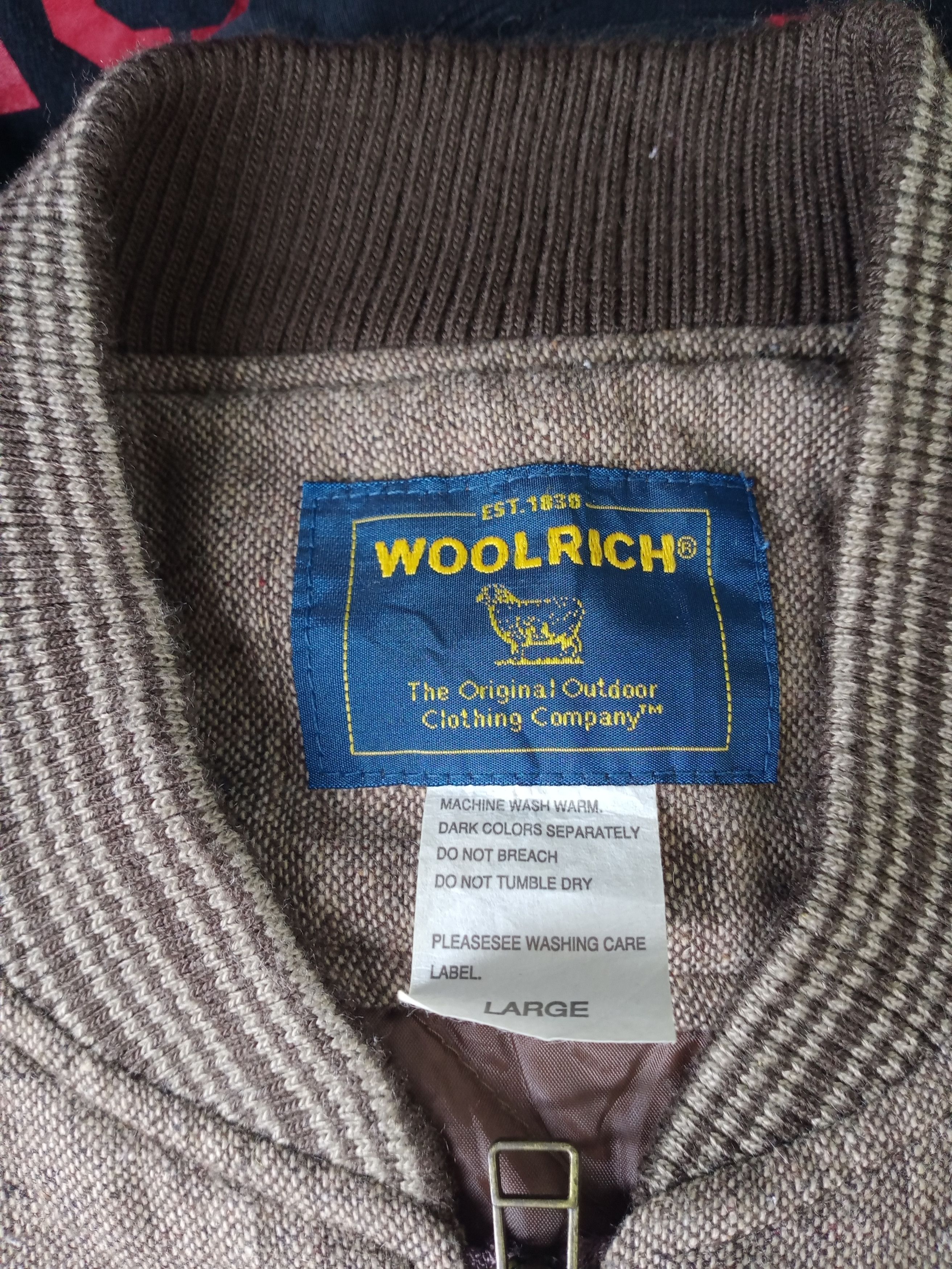 Woolrich Woolen Mills Rare Vintage 90s Woolrich Bomber Wool Varsity Jacket Size US L / EU 52-54 / 3 - 7 Thumbnail