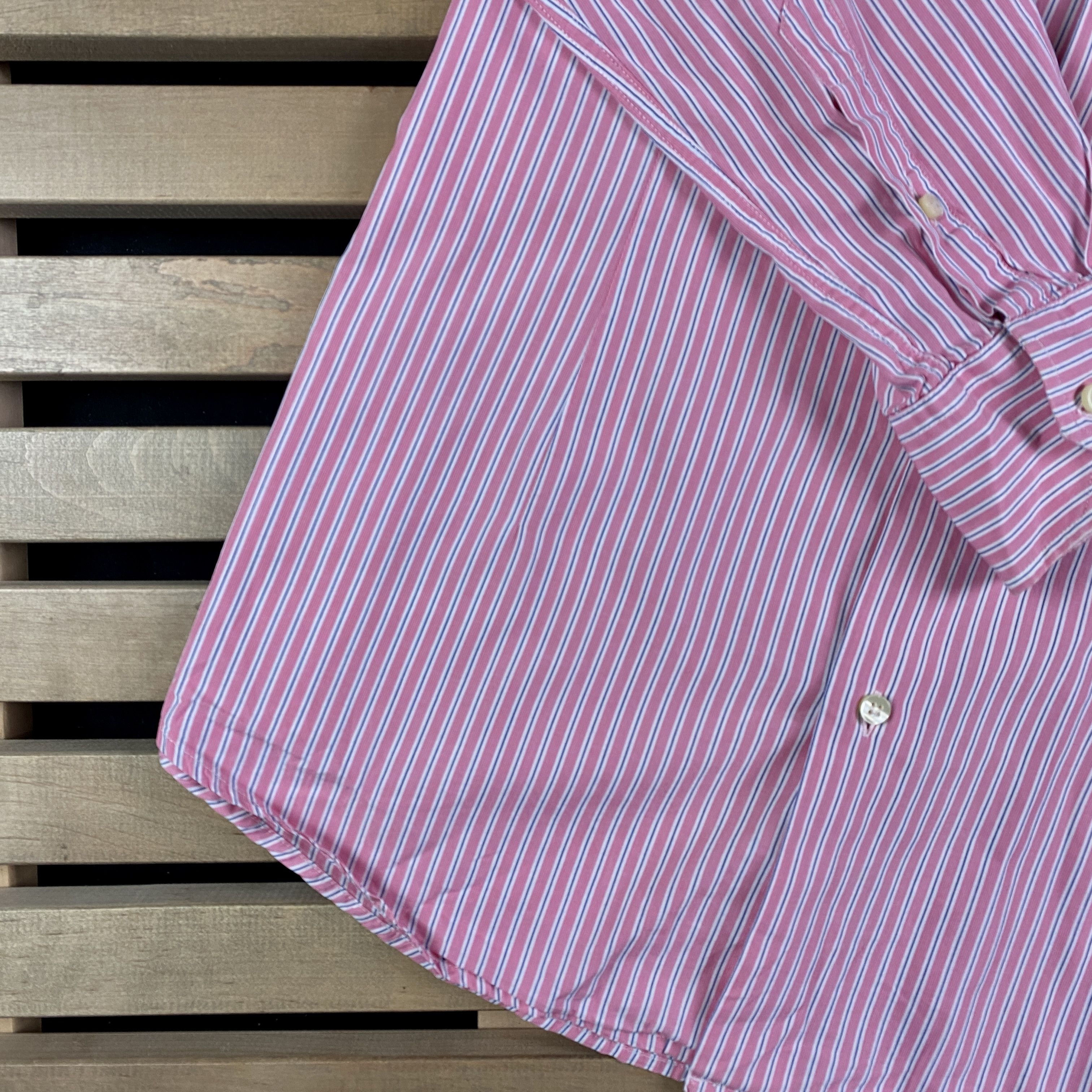Valentino × Vintage Mens Shirt Long Sleeve Valentino Vintage Size 17 / 43 Size US S / EU 44-46 / 1 - 3 Thumbnail