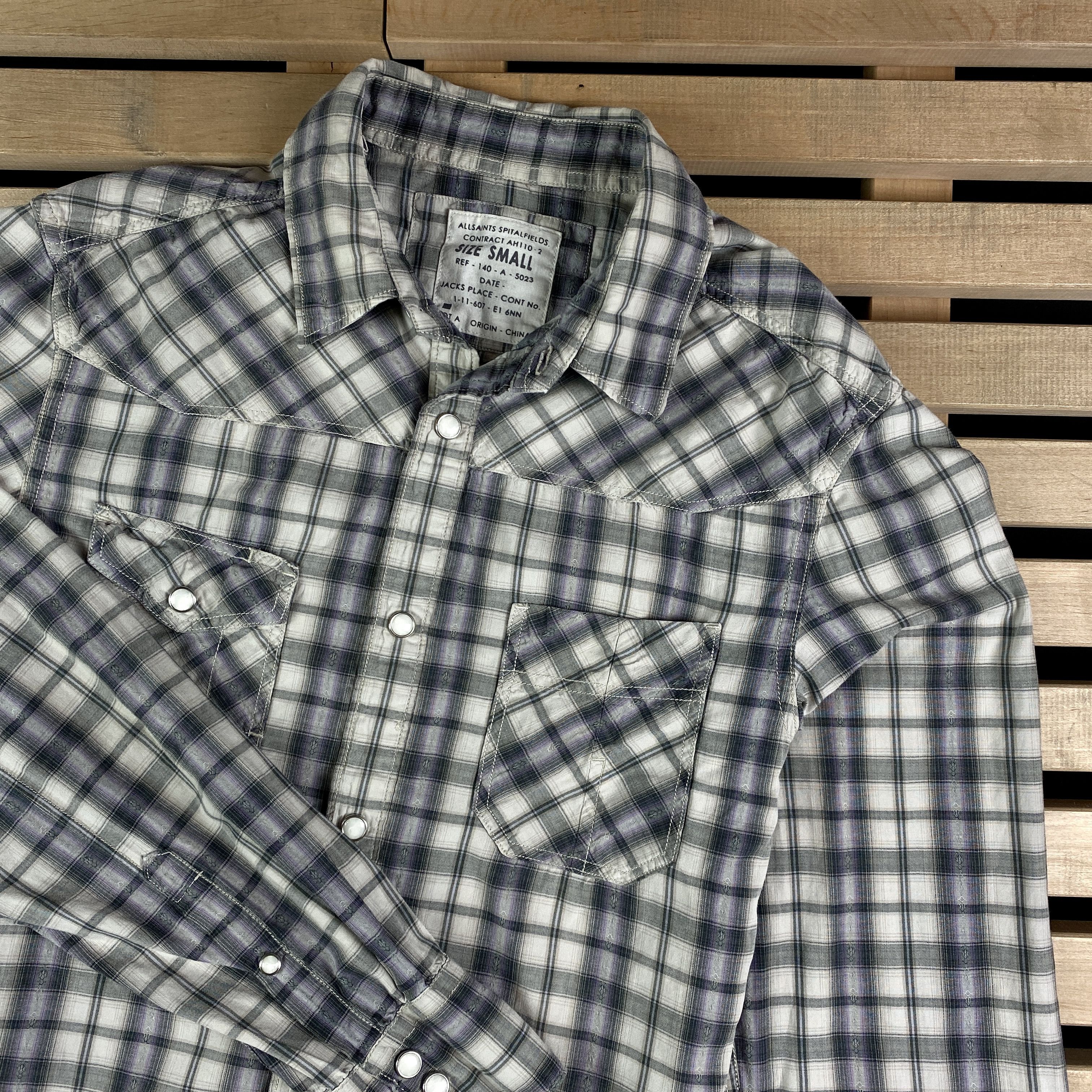 Allsaints Mens Allsaints Shirt Long Sleeve Size S Size US S / EU 44-46 / 1 - 2 Thumbnail