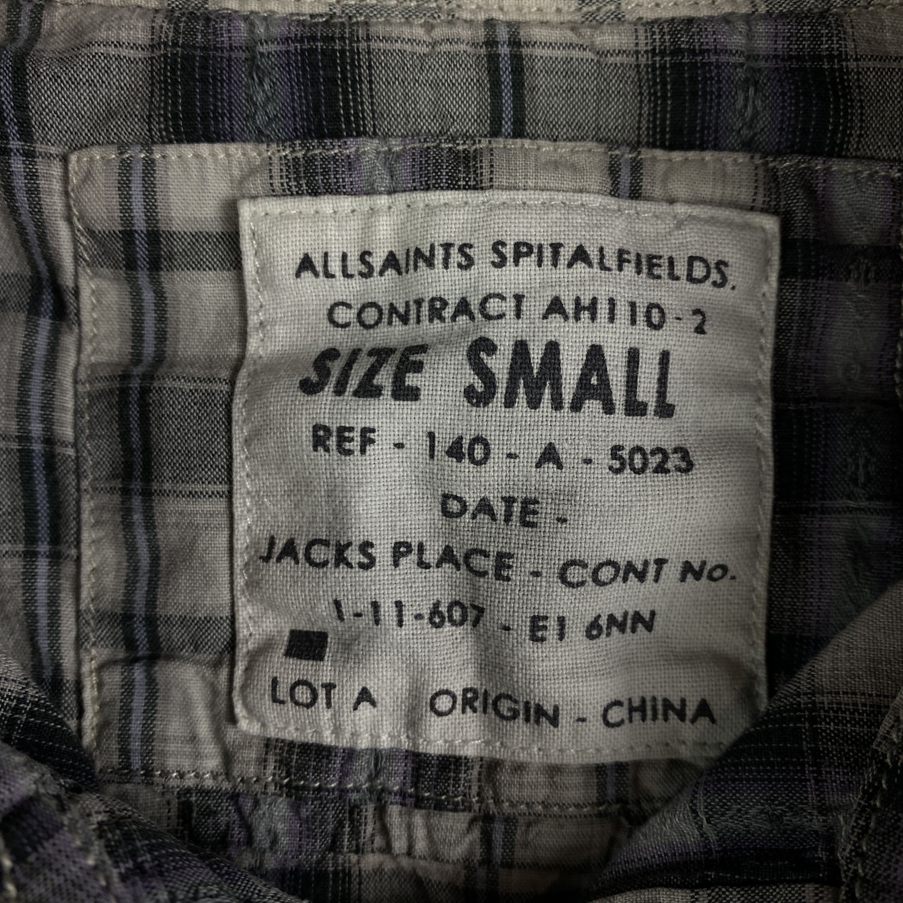 Allsaints Mens Allsaints Shirt Long Sleeve Size S Size US S / EU 44-46 / 1 - 4 Thumbnail