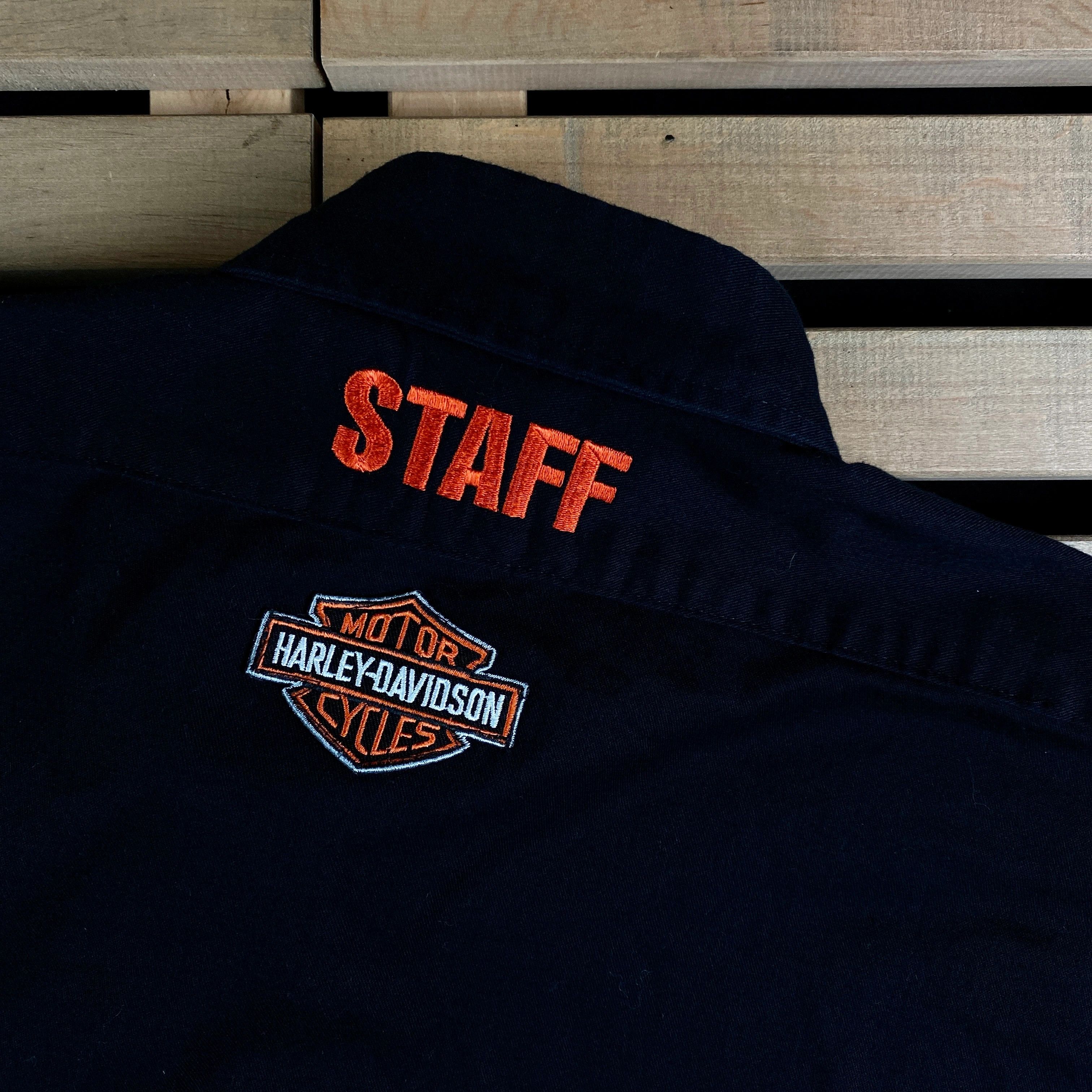 Band Tees × Vintage Mens Shirt Short Sleeve Harley Davidson Size M Size US M / EU 48-50 / 2 - 6 Thumbnail