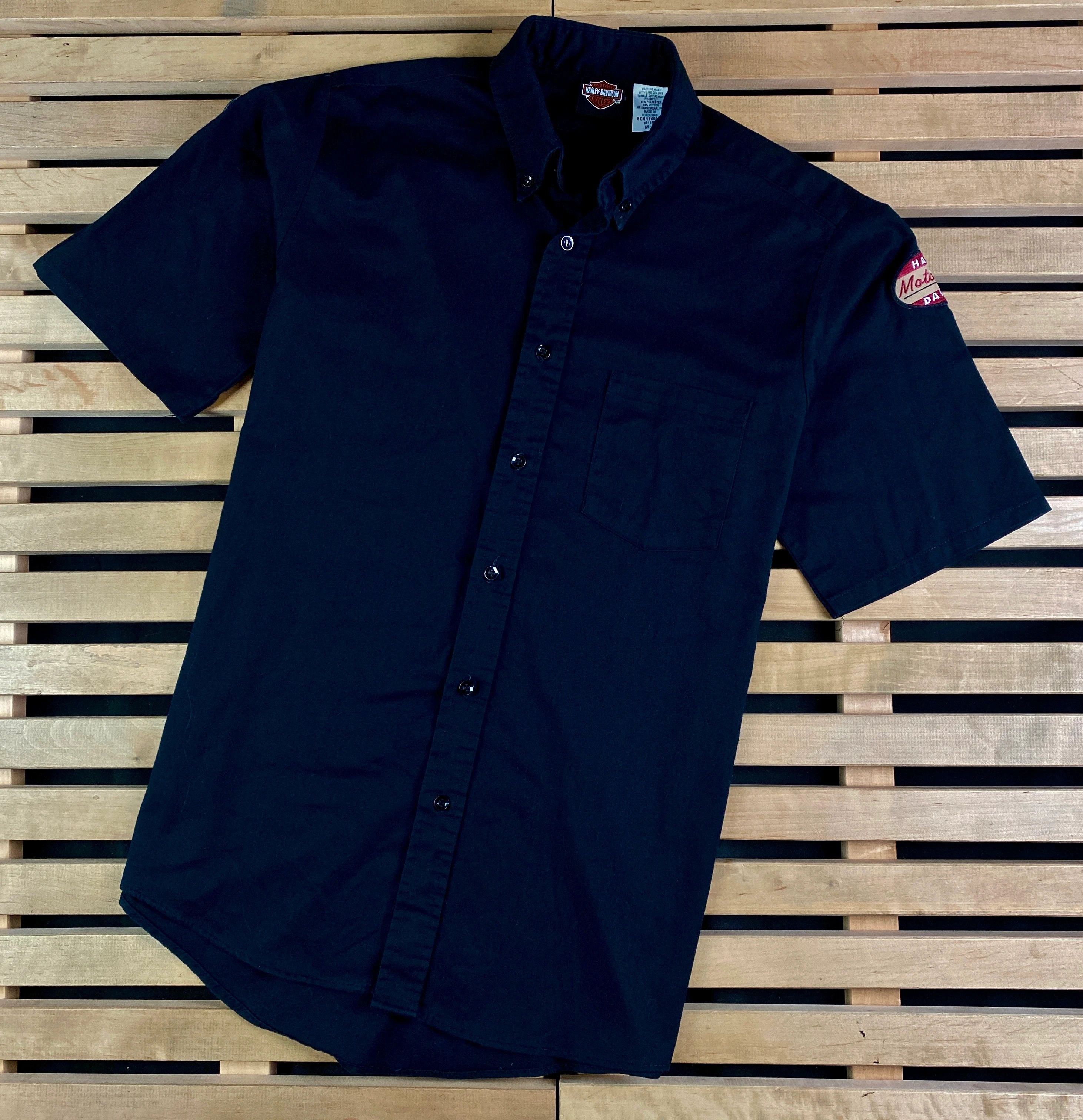 Band Tees × Harley Davidson × Vintage Mens Shirt Short Sleeve Harley Davidson Size M Size US M / EU 48-50 / 2 - 1 Thumbnail