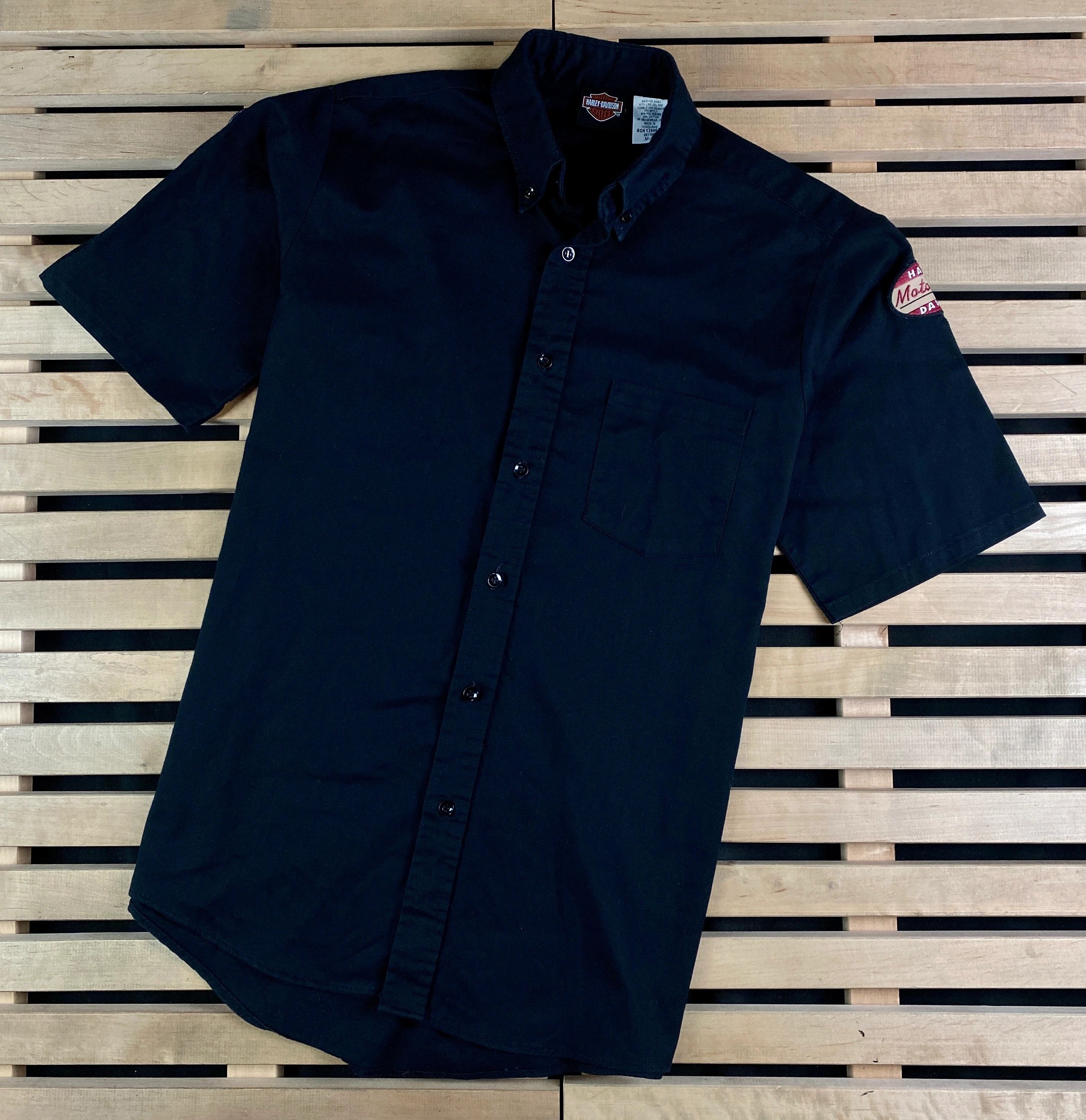 Band Tees × Harley Davidson × Vintage Mens Shirt Short Sleeve Harley Davidson Size M Size US M / EU 48-50 / 2 - 1 Thumbnail