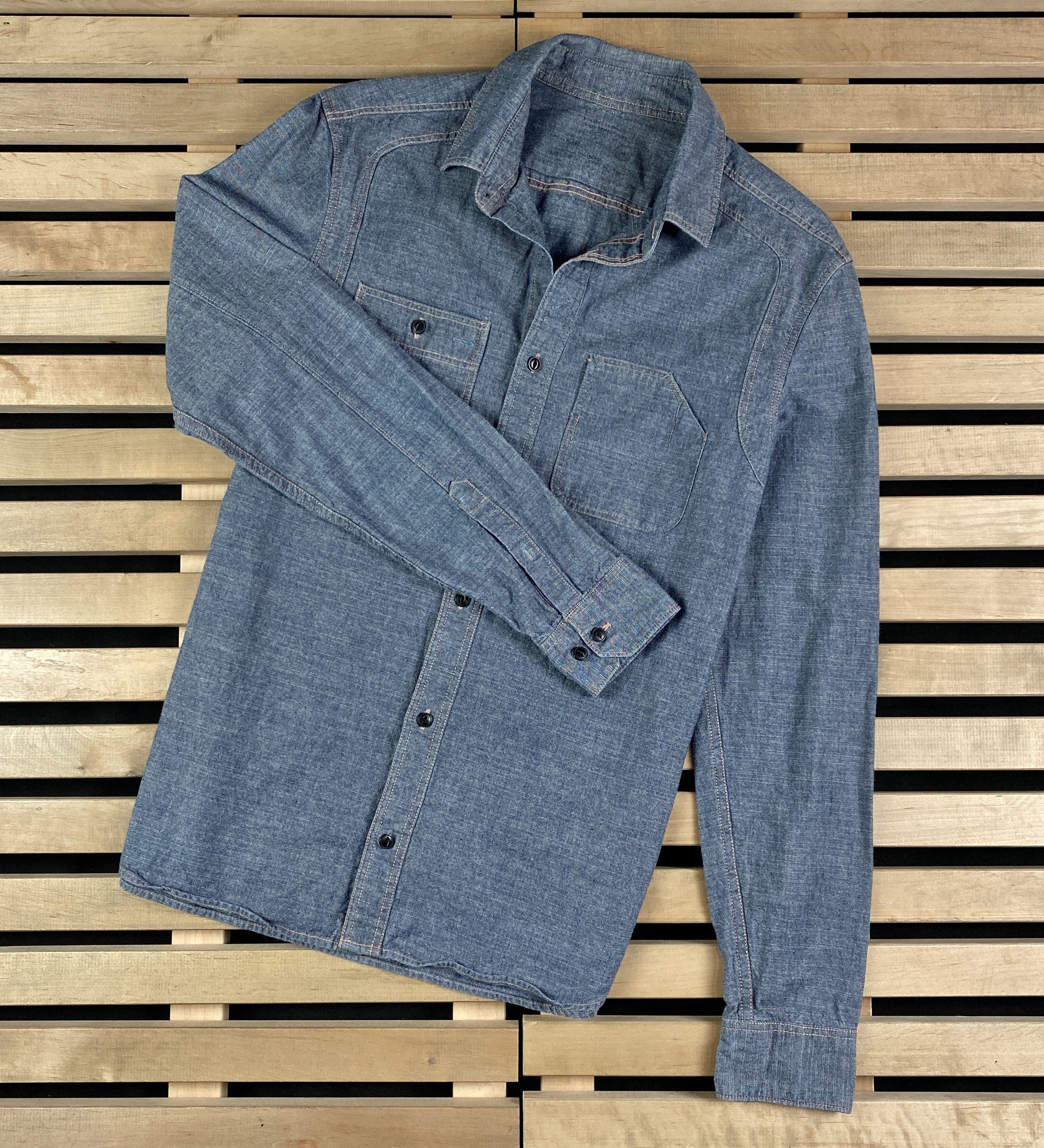 Allsaints Mens Shirt Long Sleeve Allsaints Size M Size US M / EU 48-50 / 2 - 1 Thumbnail