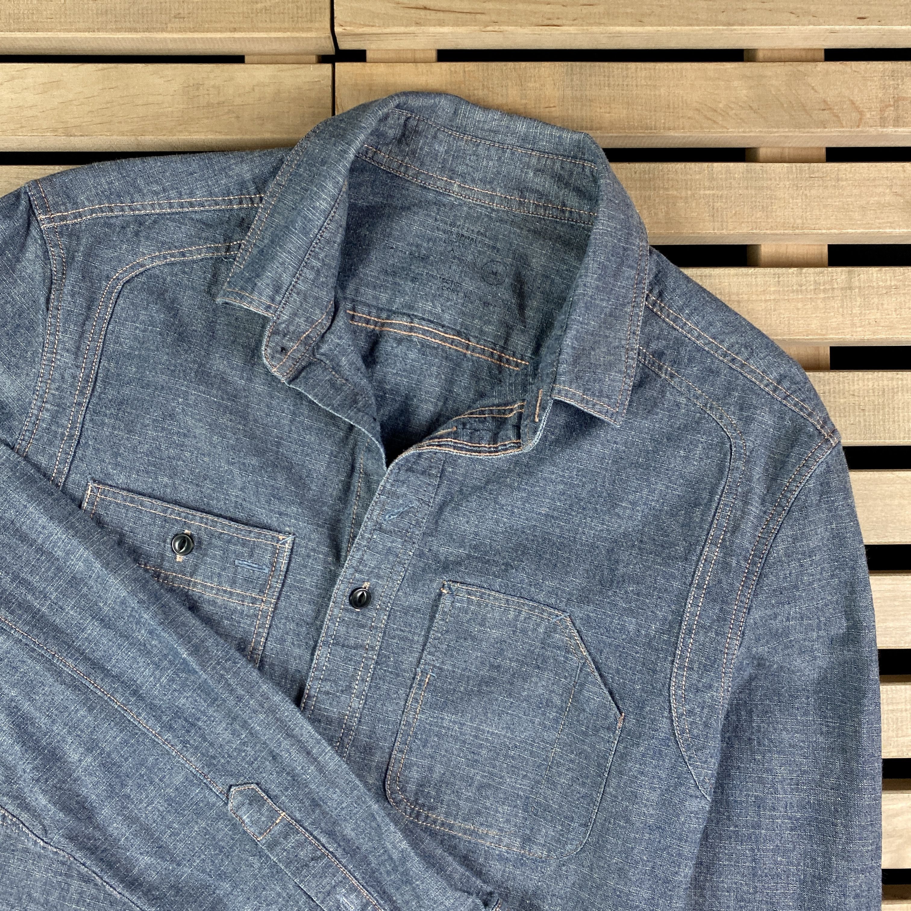 Allsaints Mens Shirt Long Sleeve Allsaints Size M Size US M / EU 48-50 / 2 - 2 Thumbnail