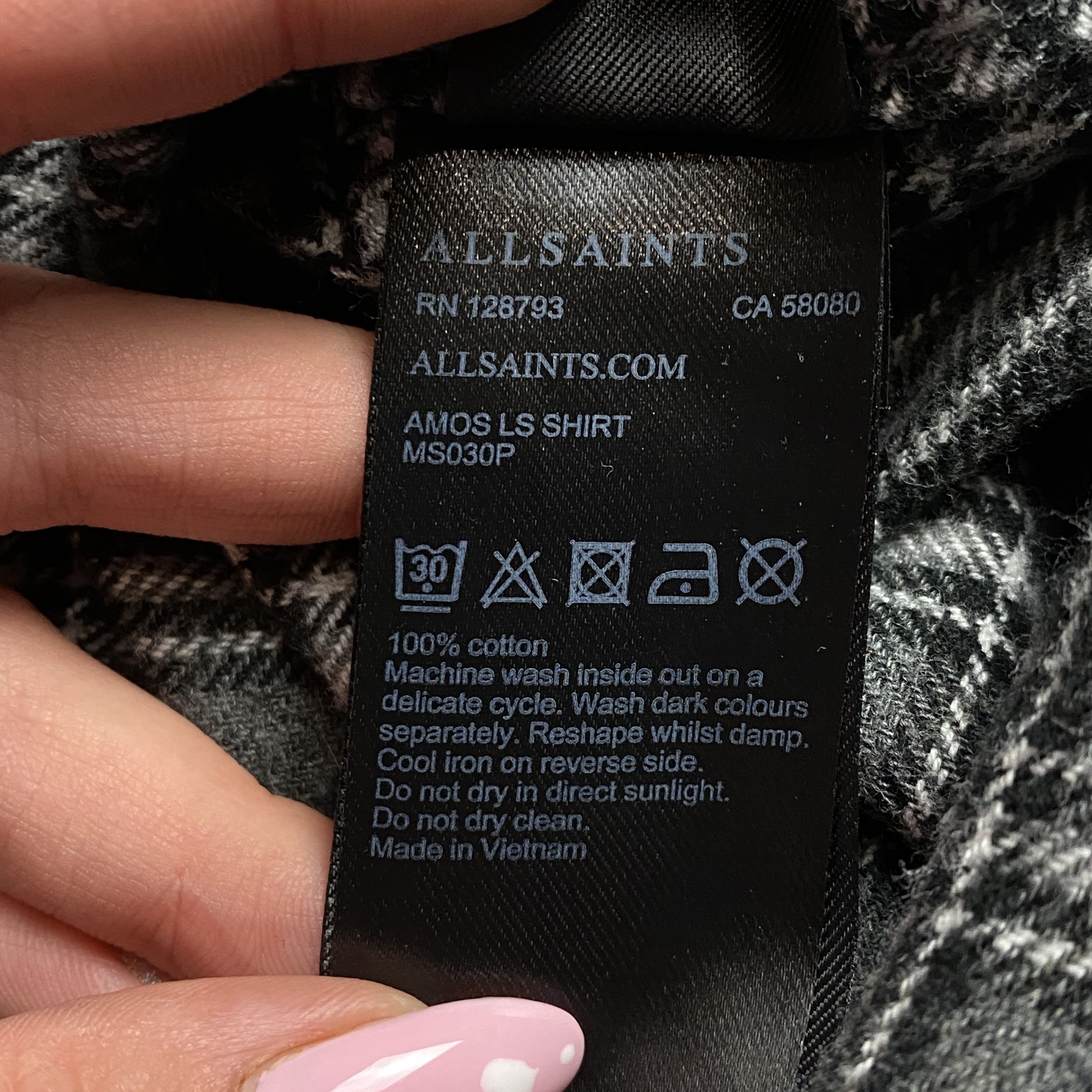 Allsaints Mens Allsaints Shirt Long Sleeve Size M Size US M / EU 48-50 / 2 - 5 Thumbnail