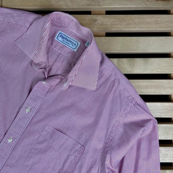 Burberry × Vintage Mens Shirt Long Sleeve Burberrys Vintage Size 40 L Size US L / EU 52-54 / 3 - 2 Thumbnail