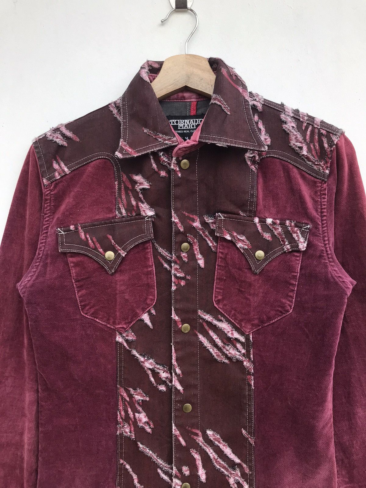 Tornado Mart Vintage Tornado Mart Avant-Garde Distressed Patchwork Jacket Size S / US 4 / IT 40 - 9 Thumbnail