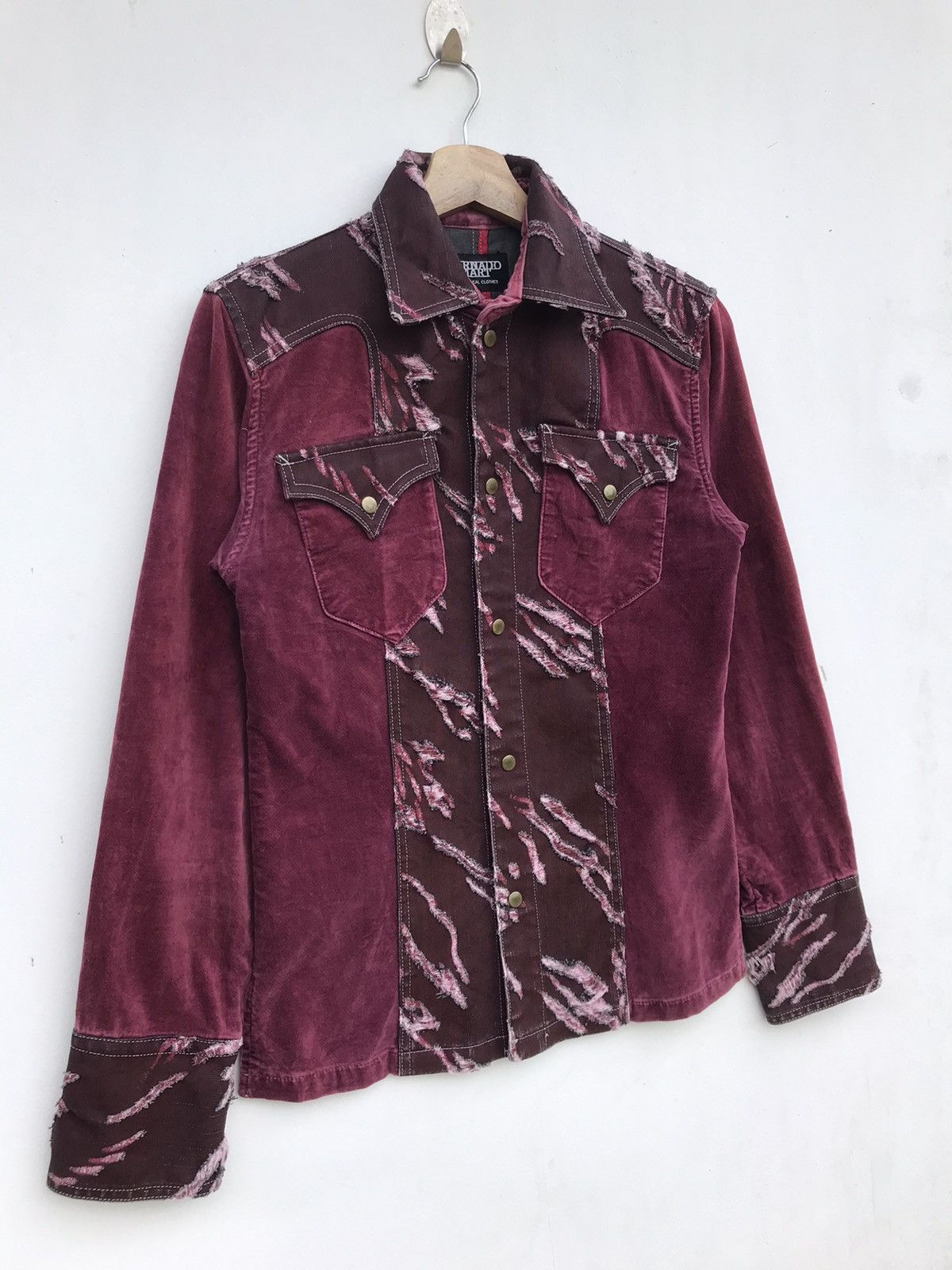 Tornado Mart Vintage Tornado Mart Avant-Garde Distressed Patchwork Jacket Size S / US 4 / IT 40 - 4 Thumbnail