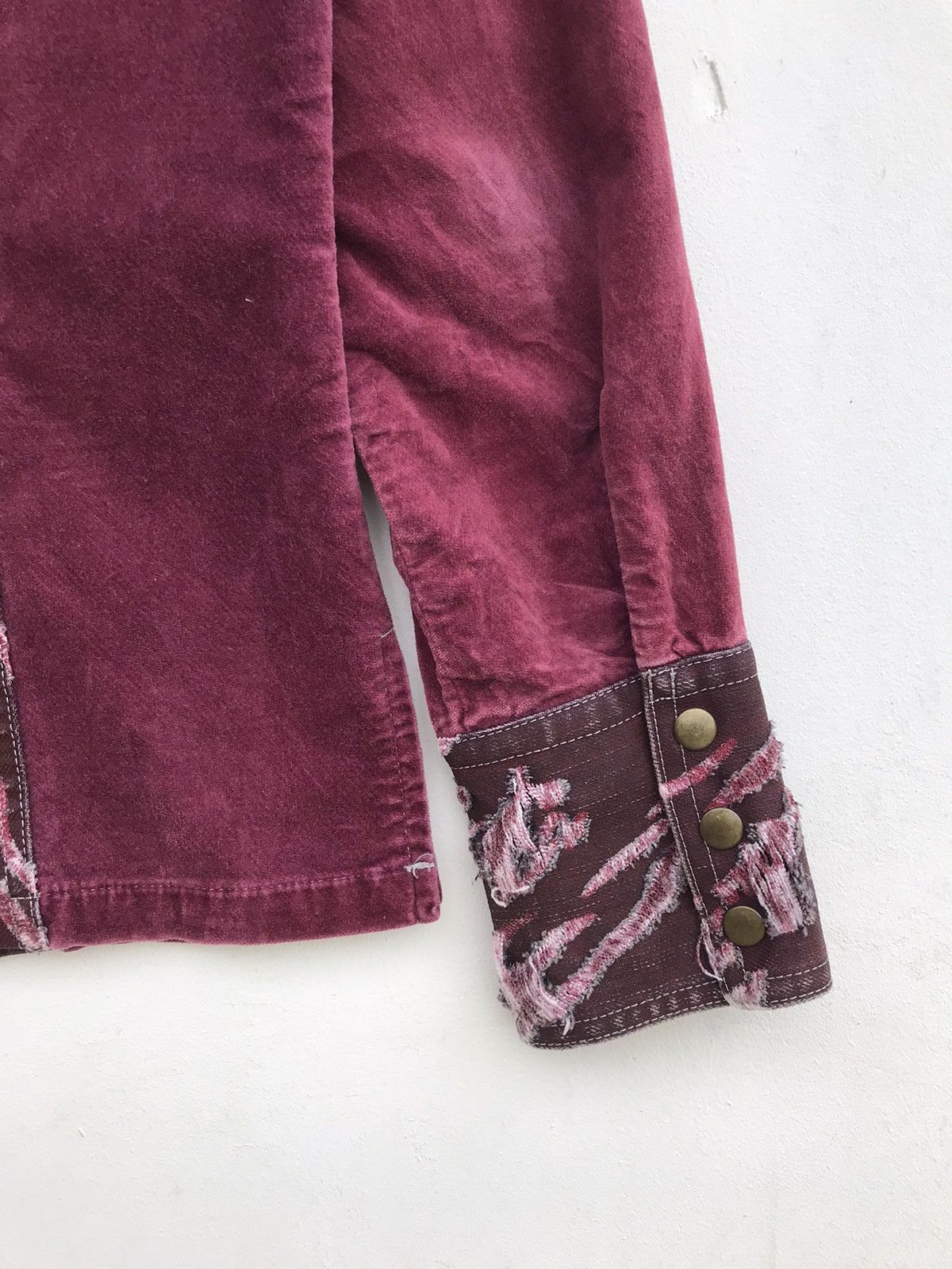 Tornado Mart Vintage Tornado Mart Avant-Garde Distressed Patchwork Jacket Size S / US 4 / IT 40 - 16 Thumbnail