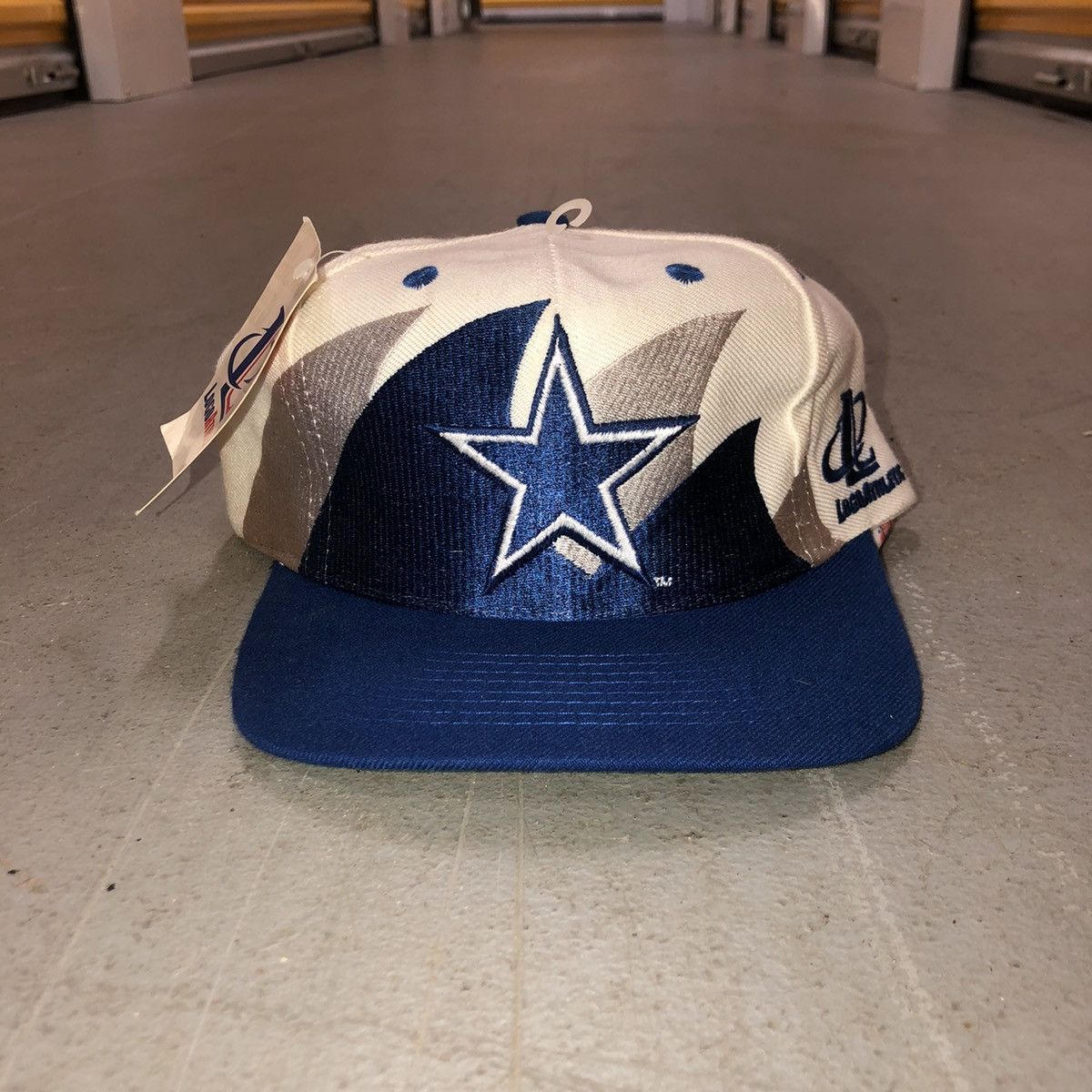 Vintage 90s Dallas Cowboys Double Sharktooth RARE LOGO ATHLETIC Hat ...