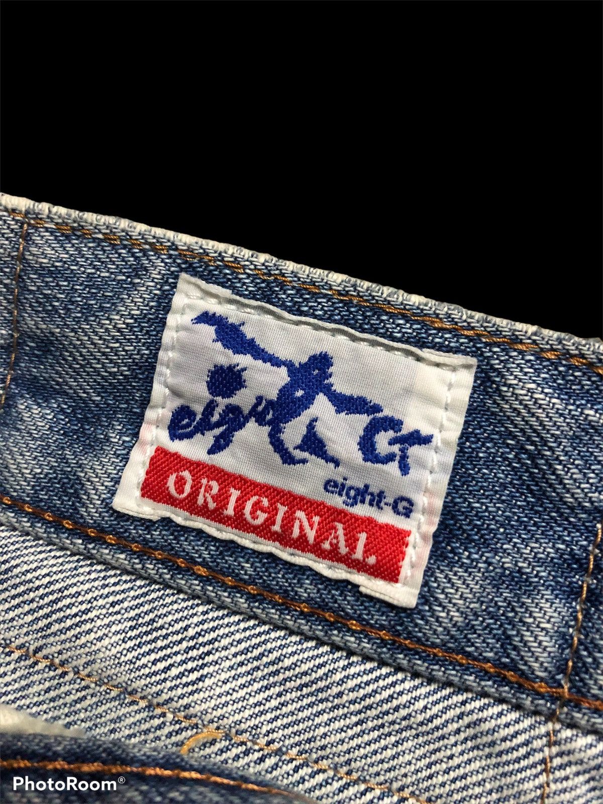 EIGHT-G × Japanese Brand FLARE⚡️DAMAGED ZIGZAG REBUILD DISTRESSED DENIM BY EIGHT G Size US 29 - 3 Thumbnail