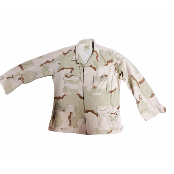 Military US Military Desert Camouflage Camo Large Regular Shirt Jacke ...