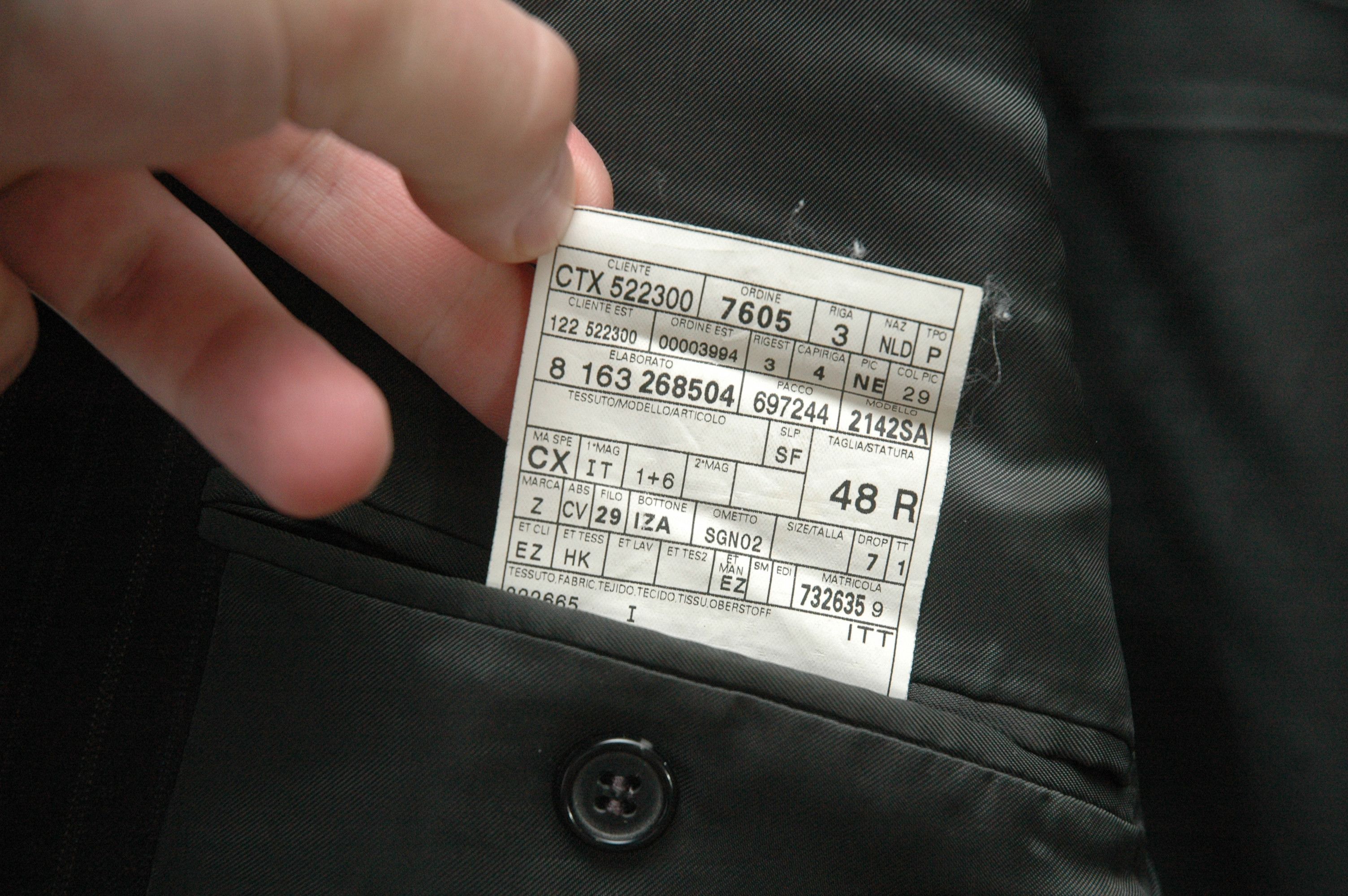Ermenegildo Zegna Ermenegildo Zegna Vintage Wool Silk Suit Blazer Size 48R - 7 Thumbnail