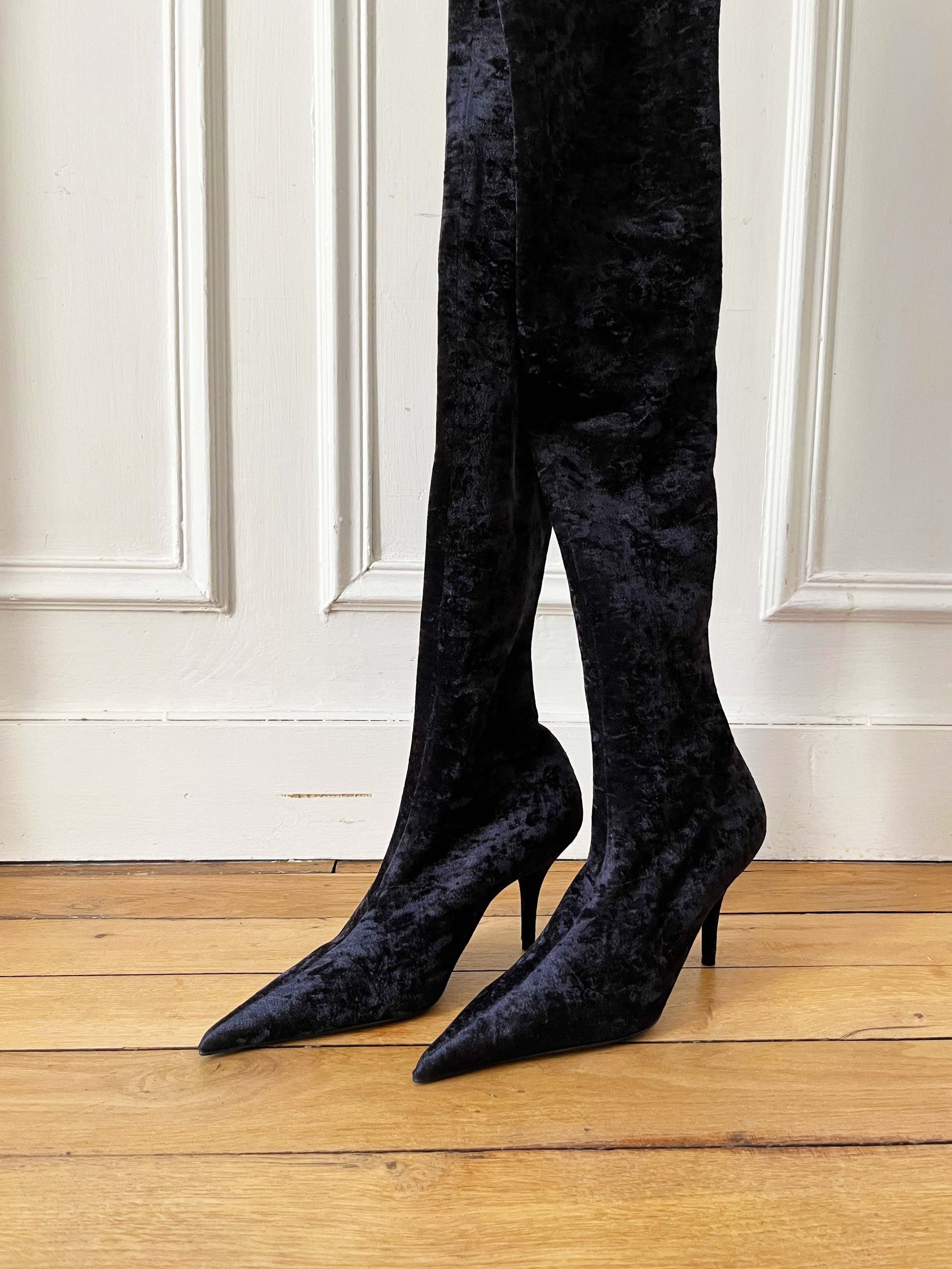 balenciaga tall boots