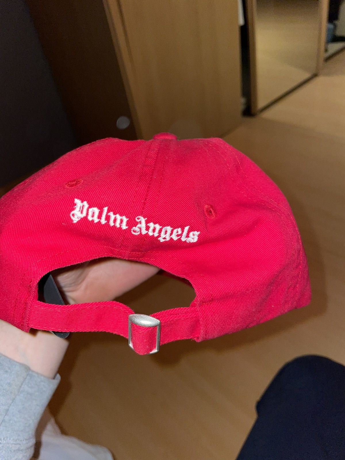 Palm Angels Palm angels logo cap red Size ONE SIZE - 4 Thumbnail