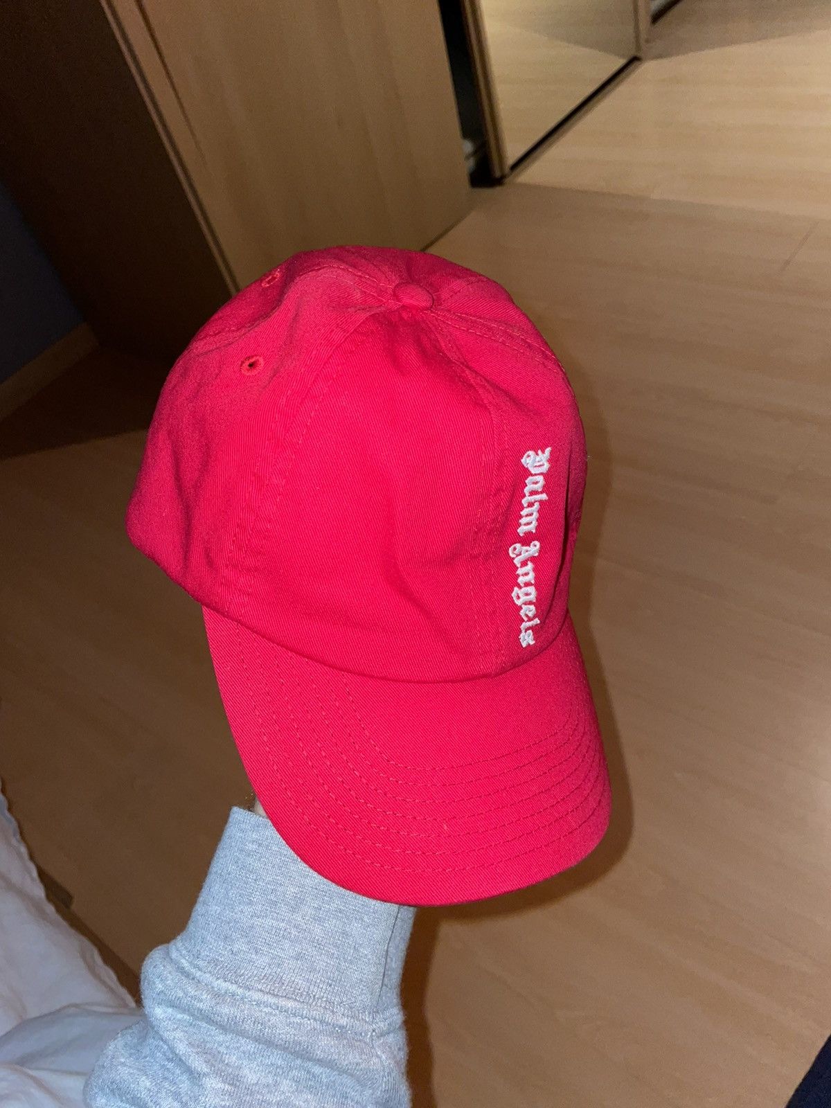 Palm Angels Palm angels logo cap red Size ONE SIZE - 2 Thumbnail