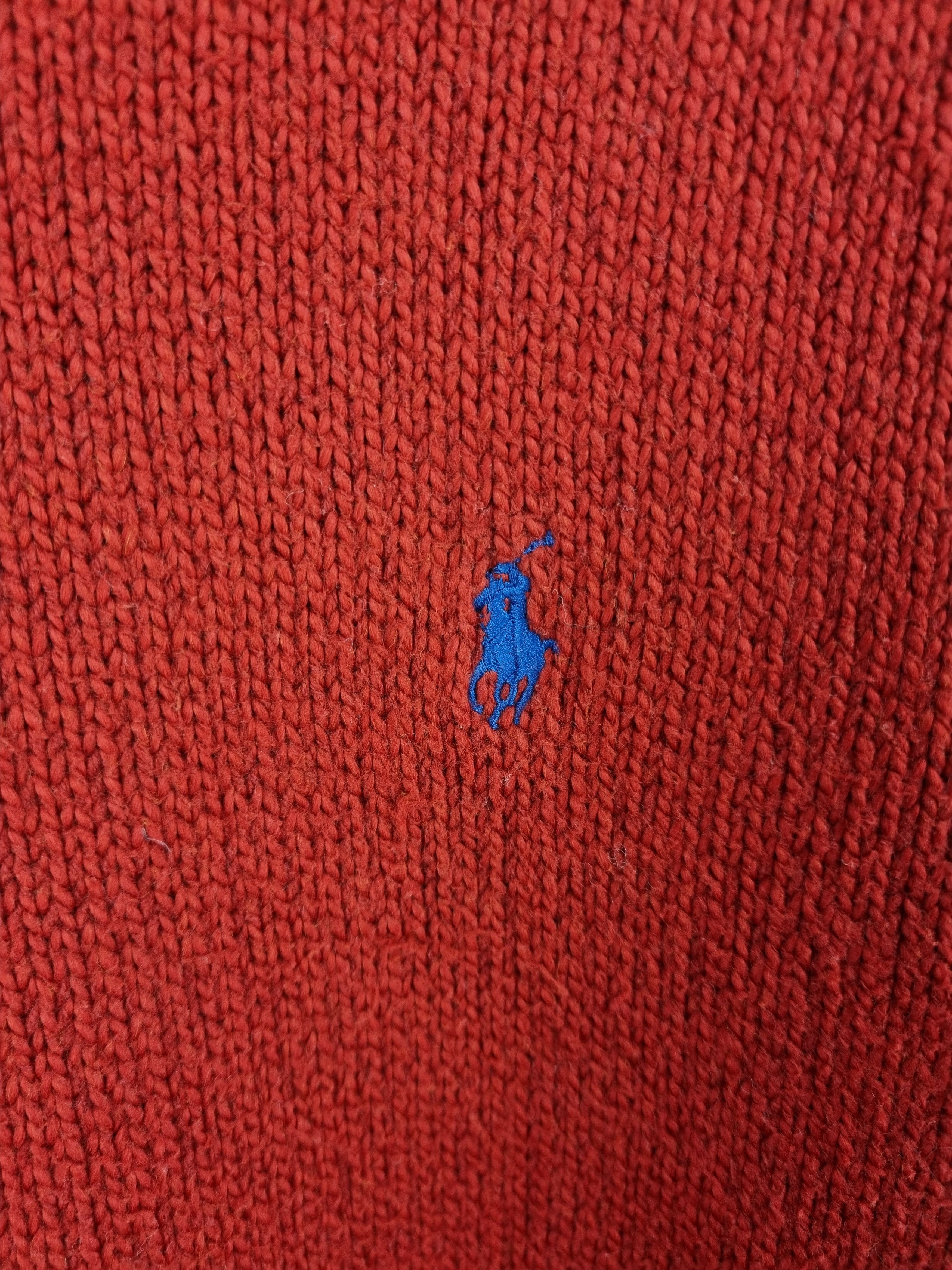 Chaps Ralph Lauren × Polo Ralph Lauren × Ralph Lauren Ralph Lauren Turtleneck Knitted Attractive Red Sweater Size US M / EU 48-50 / 2 - 9 Thumbnail
