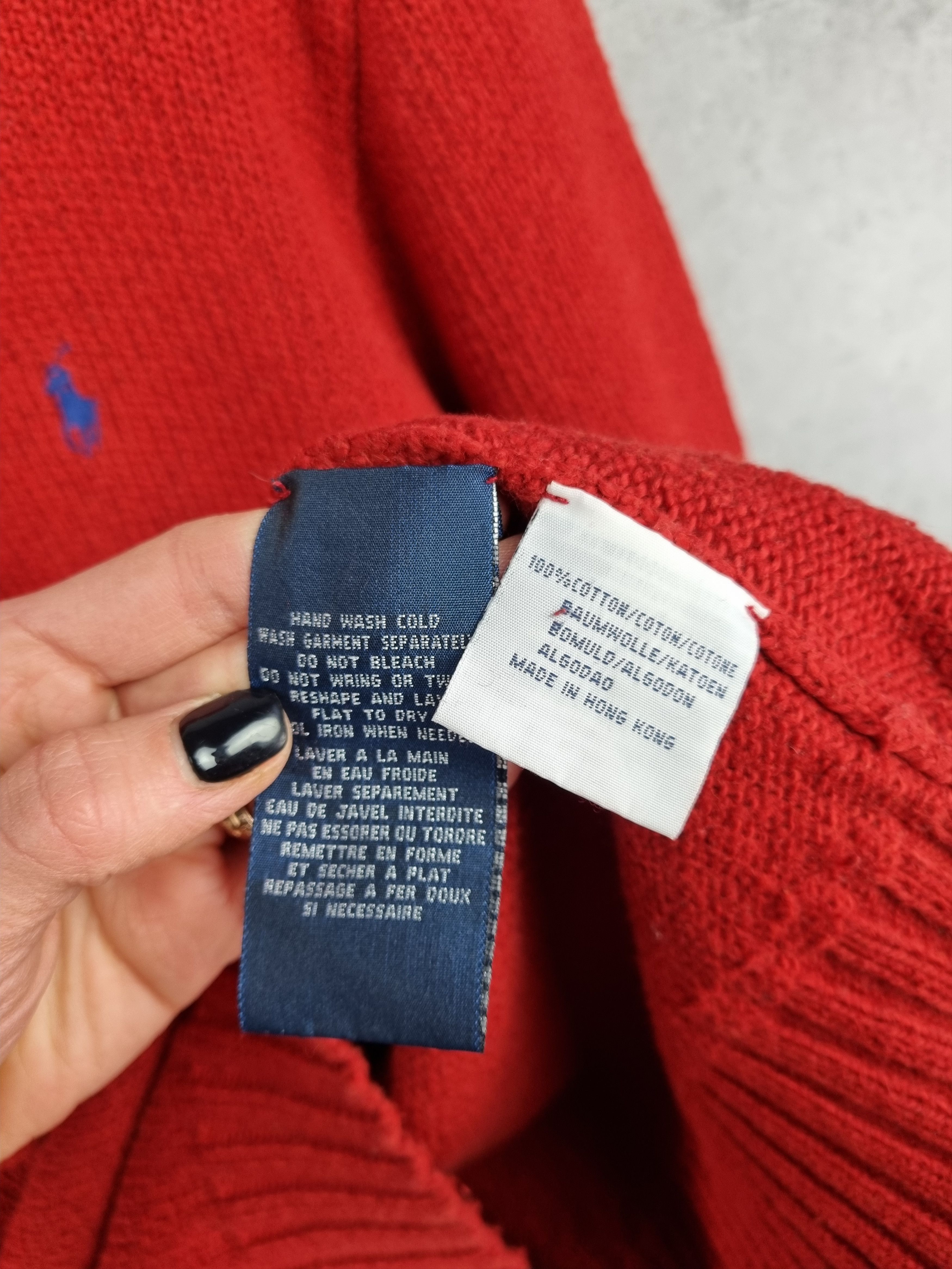 Chaps Ralph Lauren × Polo Ralph Lauren × Ralph Lauren Ralph Lauren Turtleneck Knitted Attractive Red Sweater Size US M / EU 48-50 / 2 - 6 Thumbnail