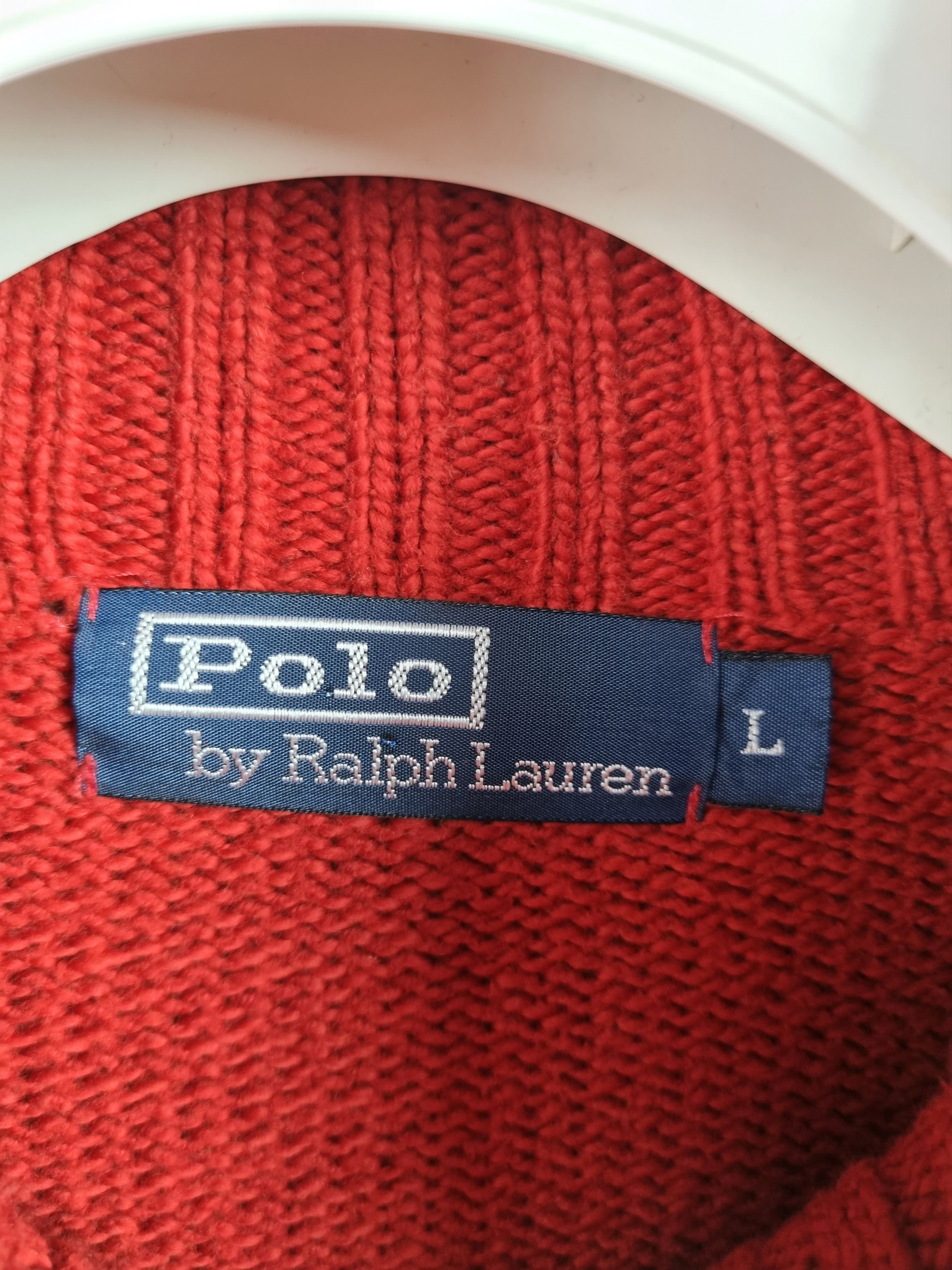 Chaps Ralph Lauren × Polo Ralph Lauren × Ralph Lauren Ralph Lauren Turtleneck Knitted Attractive Red Sweater Size US M / EU 48-50 / 2 - 5 Thumbnail