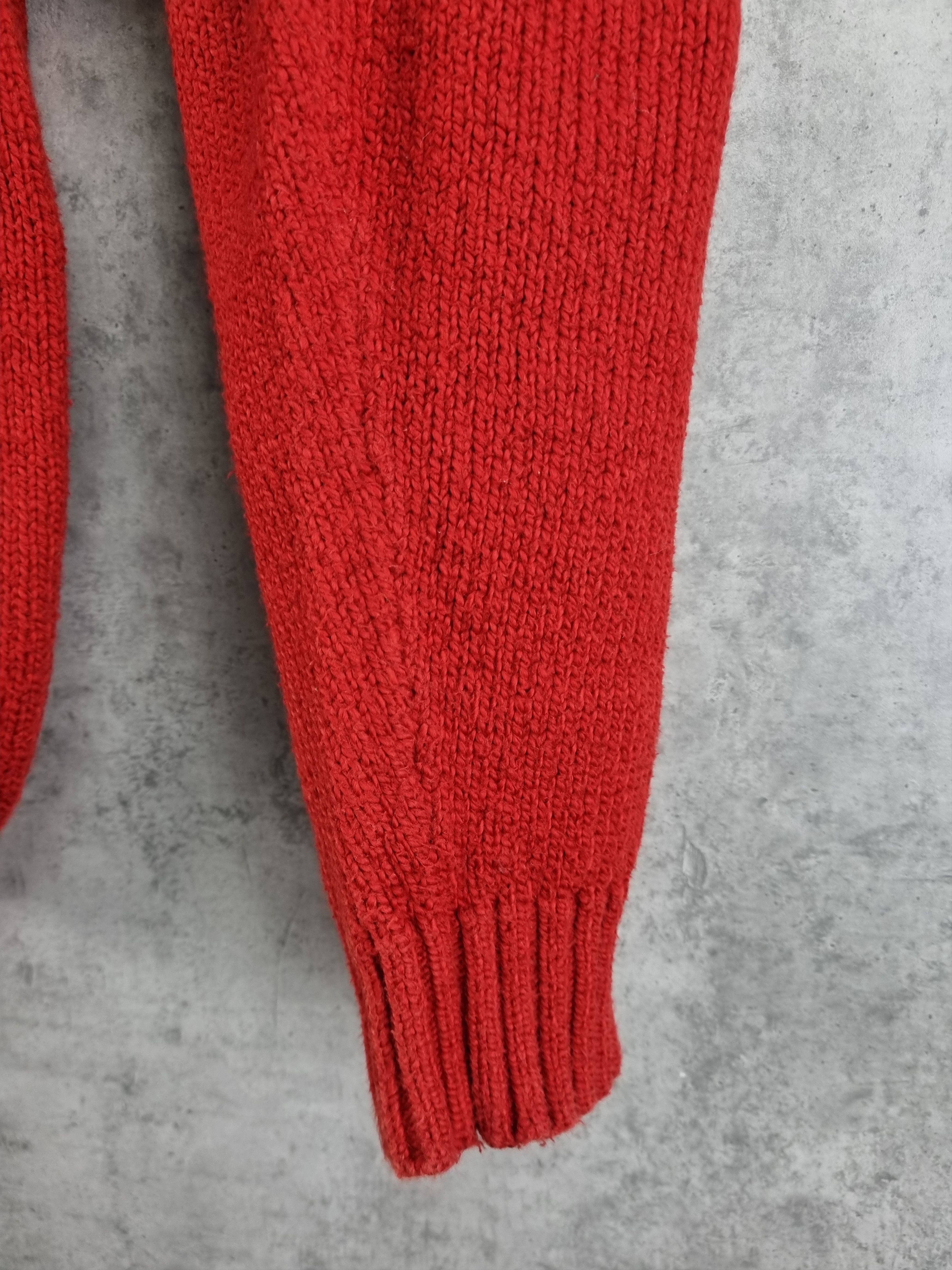Chaps Ralph Lauren × Polo Ralph Lauren × Ralph Lauren Ralph Lauren Turtleneck Knitted Attractive Red Sweater Size US M / EU 48-50 / 2 - 11 Thumbnail