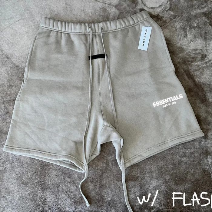 Fear of God Fear of God Essentials Shorts (Moss SS21) | Grailed