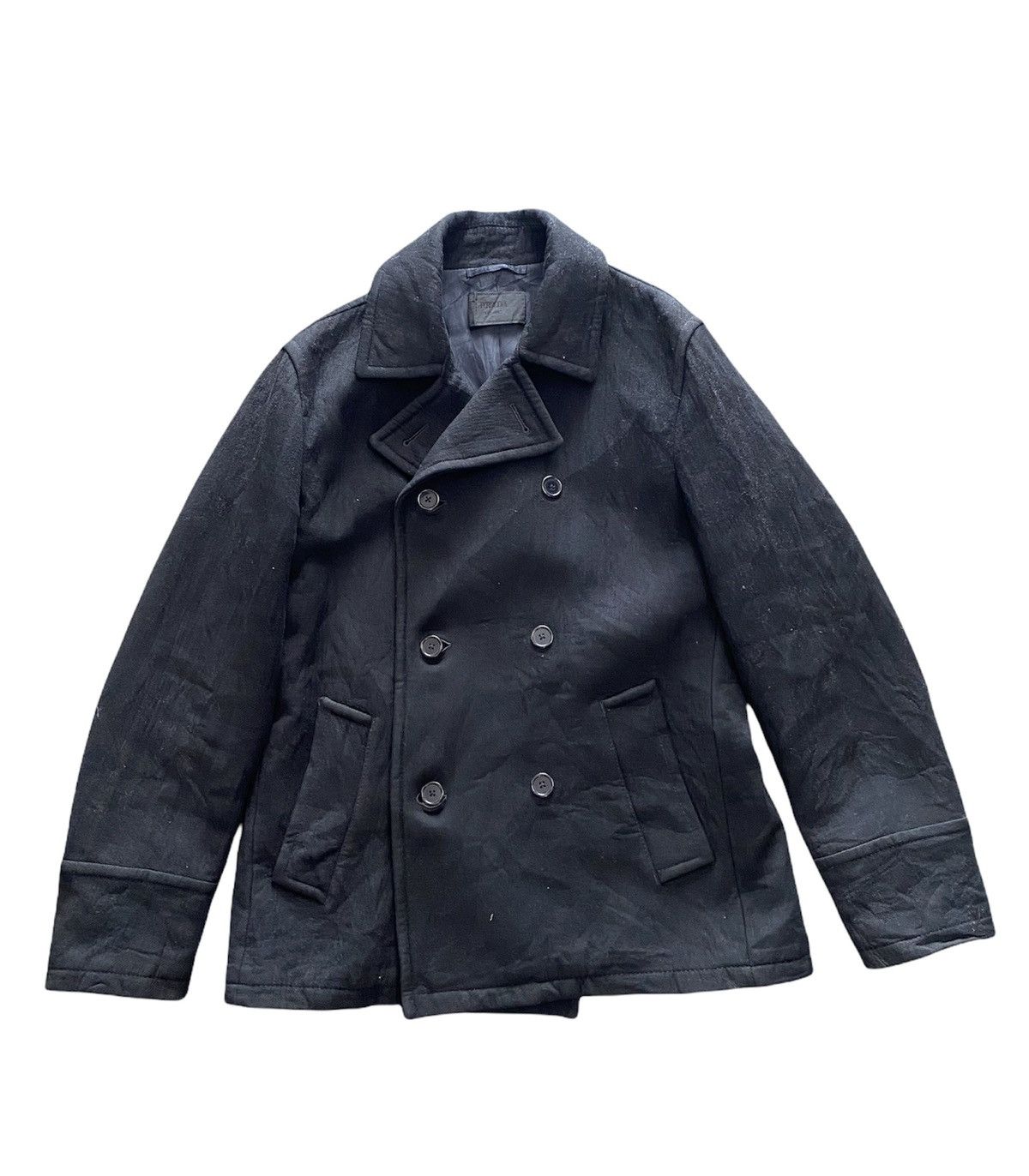 Prada Prada Linea Rossa Wool Coat FW 1998 | Grailed