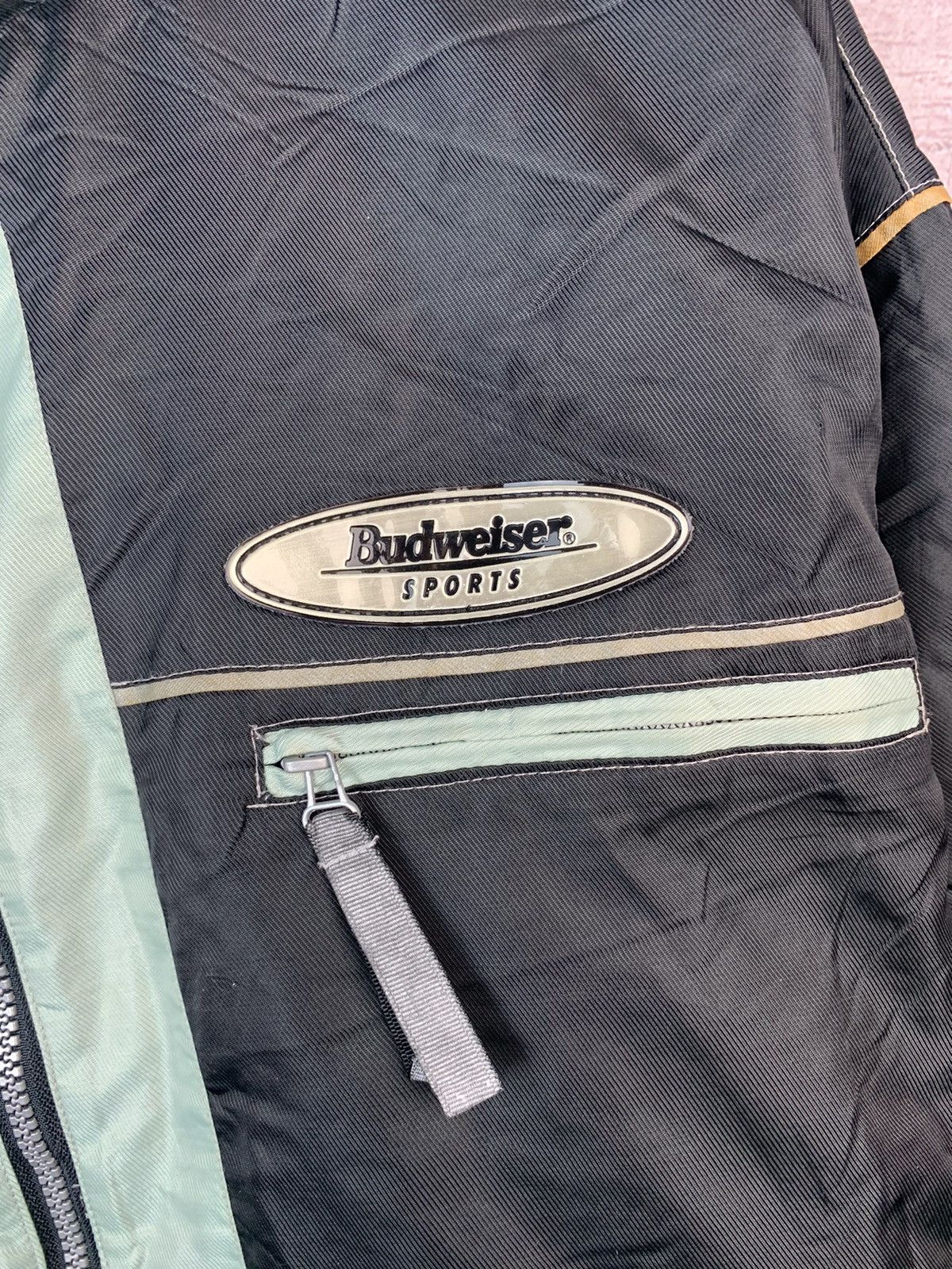 Budweiser × Vintage Budweiser Sports 90s Vintage Mens Jacket Size US L / EU 52-54 / 3 - 5 Thumbnail