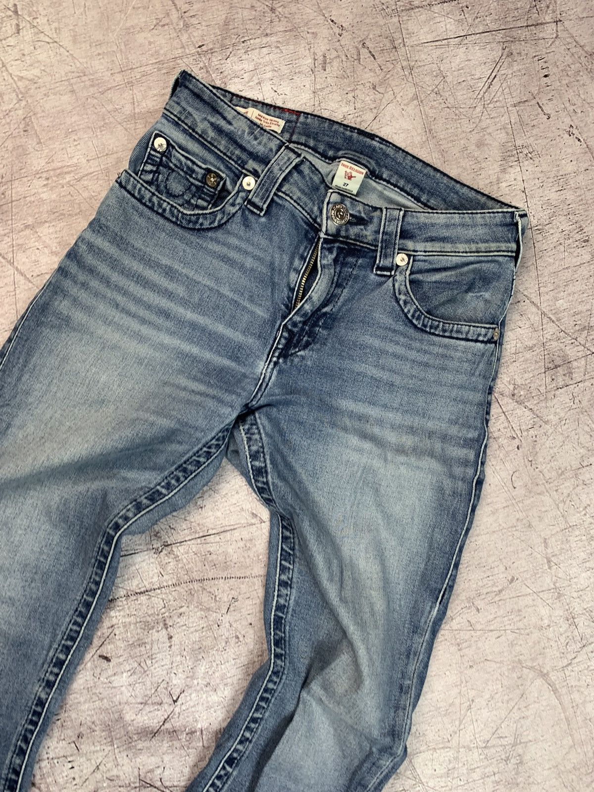 True Religion × Vintage Vintage True Religion Denim Jeans Size 27" / US 4 / IT 40 - 7 Thumbnail